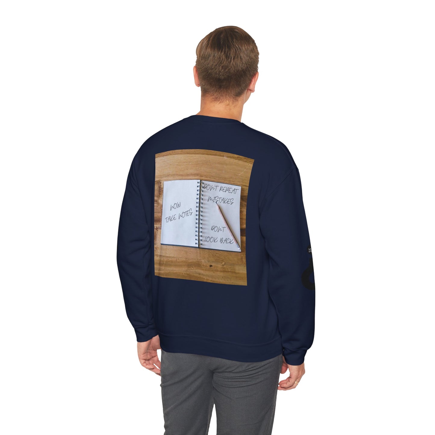 TURN THE PAGE Inspirational Sweatshirt for Note-Takers, Cozy Crewneck, Motivational Gift, Book Lovers, Back-to-School Apparel