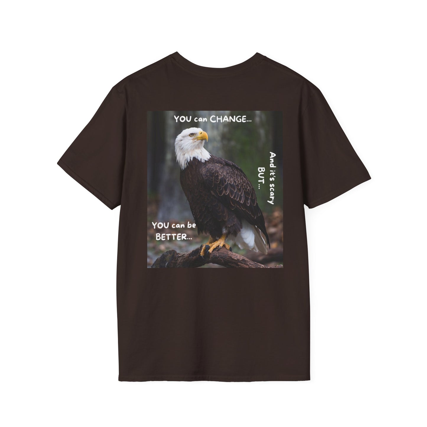 YOU CAN CHANGE/BE BETTER Motivational Eagle T-Shirt | Inspirational Gift for Nature Lovers, Positive Quote Tee, Unisex Softstyle Shirt, Eagle Graphic Tee, [...]