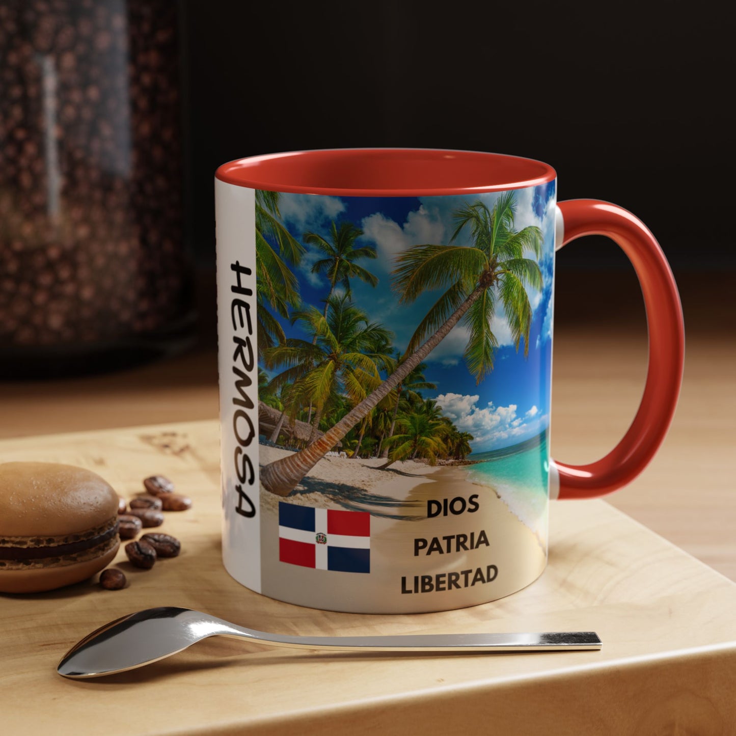 DOMINICAN REPUBLIC Tropical Accent Coffee Mug - Beach Paradise Design, Quisqueya, Hermosa, Perfect Gift for Coffee Lovers, Home Decor, Travel [...]