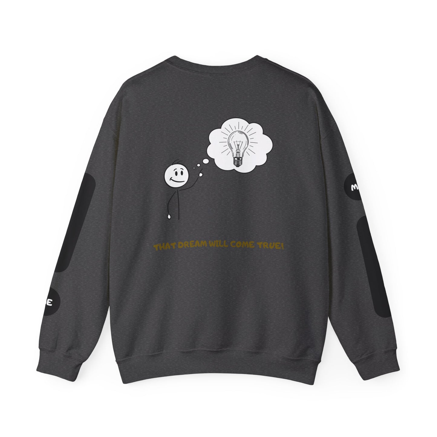 Motivational Crewneck Sweatshirt – "Don't Lose Focus… You've Got This" Scenic Design