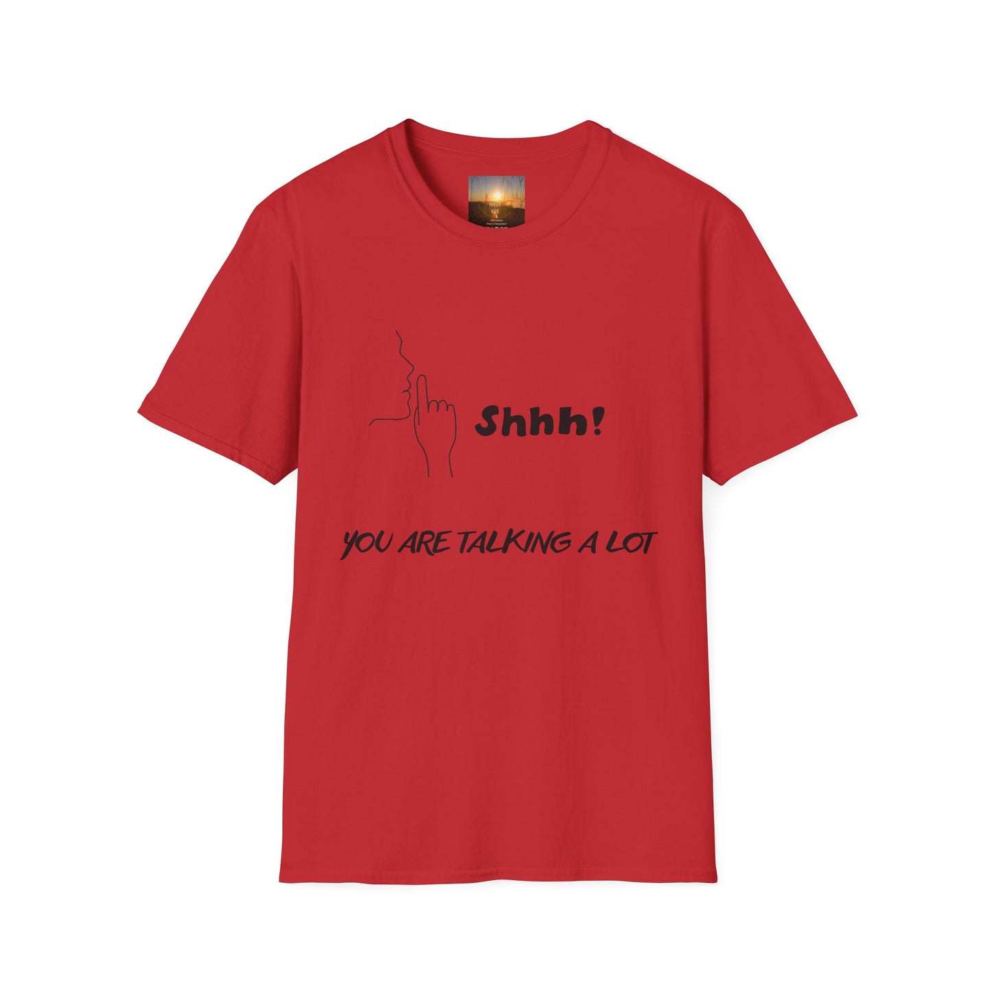 SILENCE Unisex Funny Quote T-Shirt: Shhh! You Are Talking A Lot, Silence I'm A New Me, Trendy Graphic Tee for Quirky Gifts, Comfortable Casual [...]