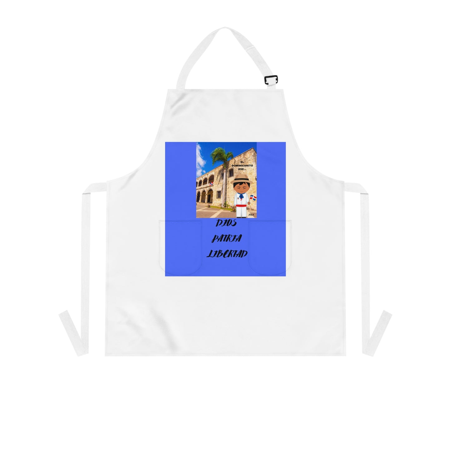 DIOS PATRIA LIBERTAD EL DOMINICANITO ESE Apron (AOP)