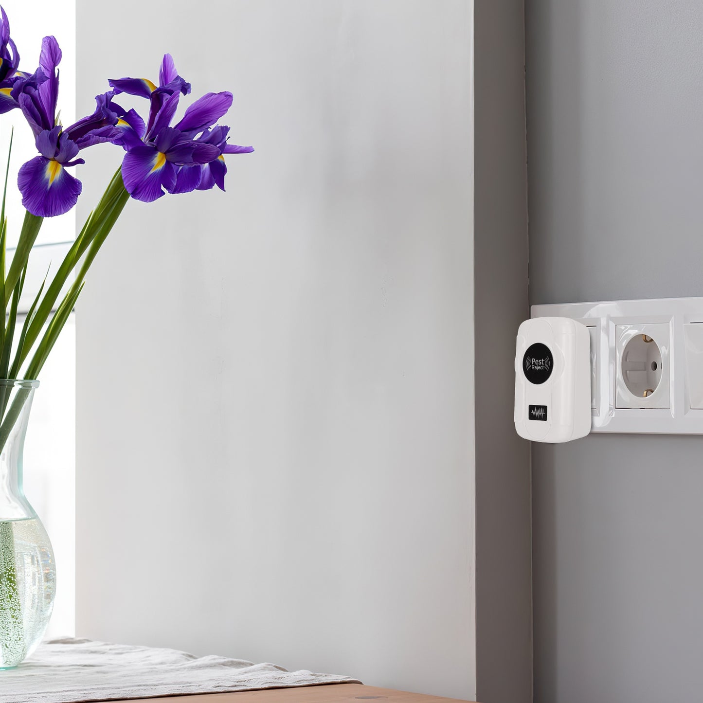 6 Pack 32-120KHz Ultrasonic Insect Repellent Indoor Plug In Bug Repellent Mosquito Roaches Mice Control With 3 Modes For Bedroom Garage Warehouse Office For Spring Summer