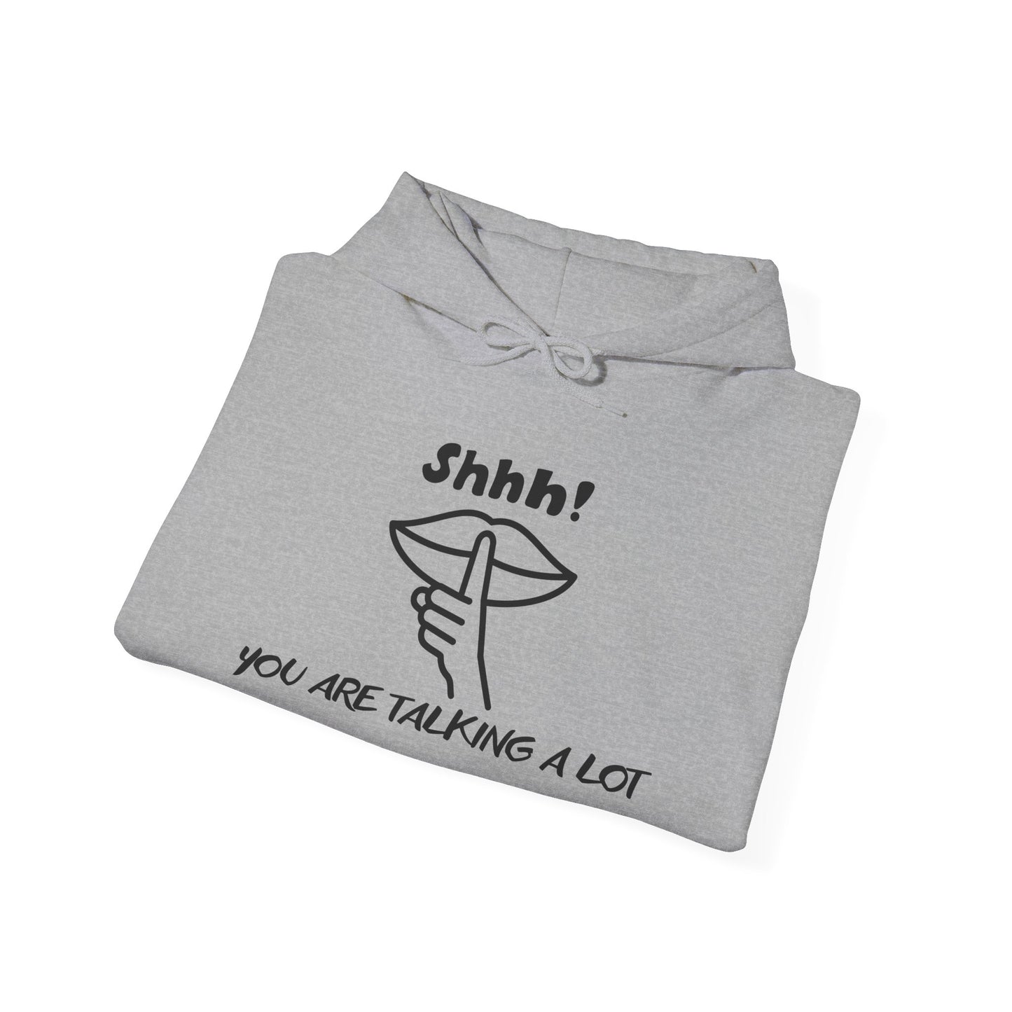 Shhh! Funny Unisex Hooded Sweatshirt, Cozy Hoodie for Introverts, Ideal Gift for Friends and Family, Perfect for Casual Wear, [...]
