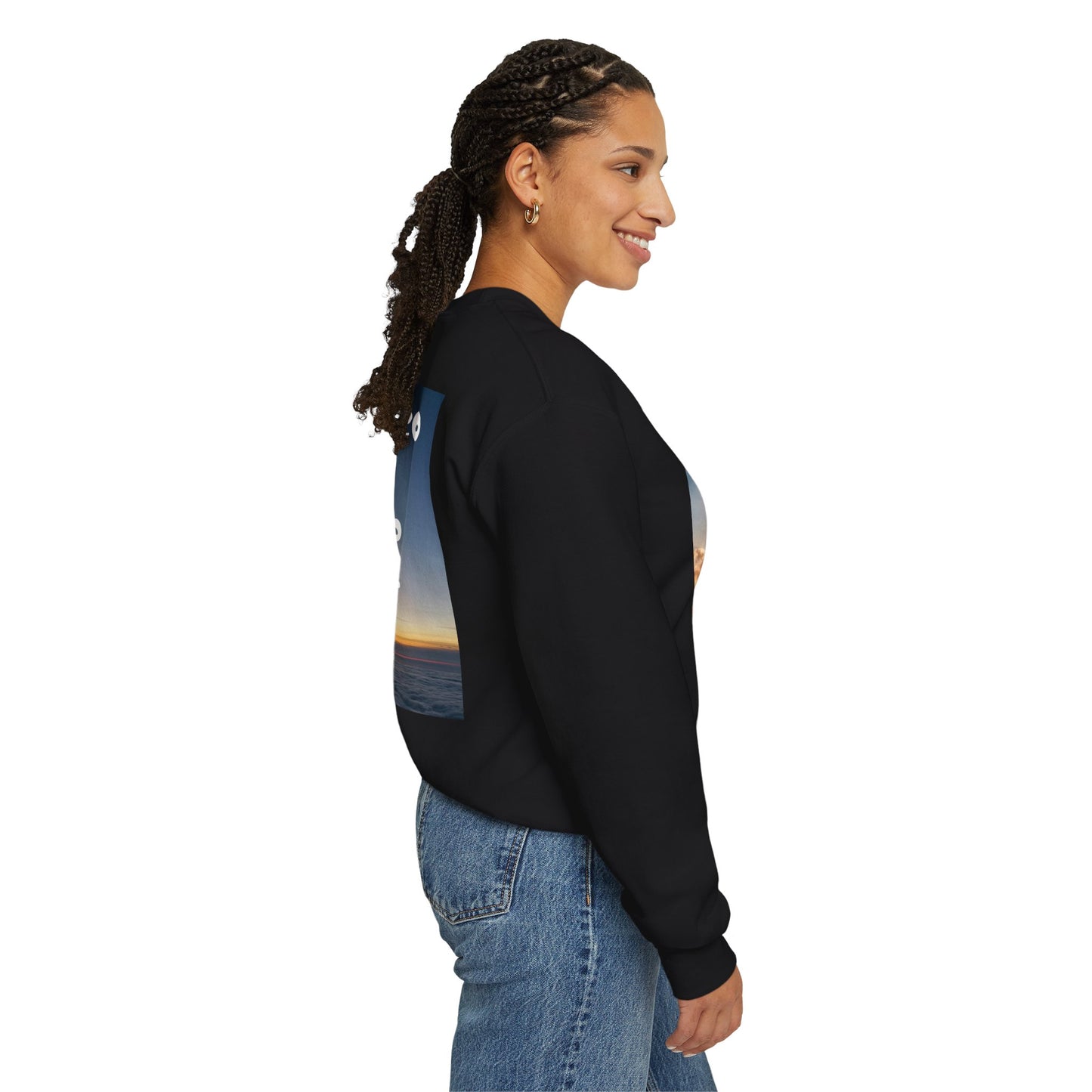 Christian Sweatshirt — Jeremías 29:11 & Mateo 28:20 Inspirational Crewneck