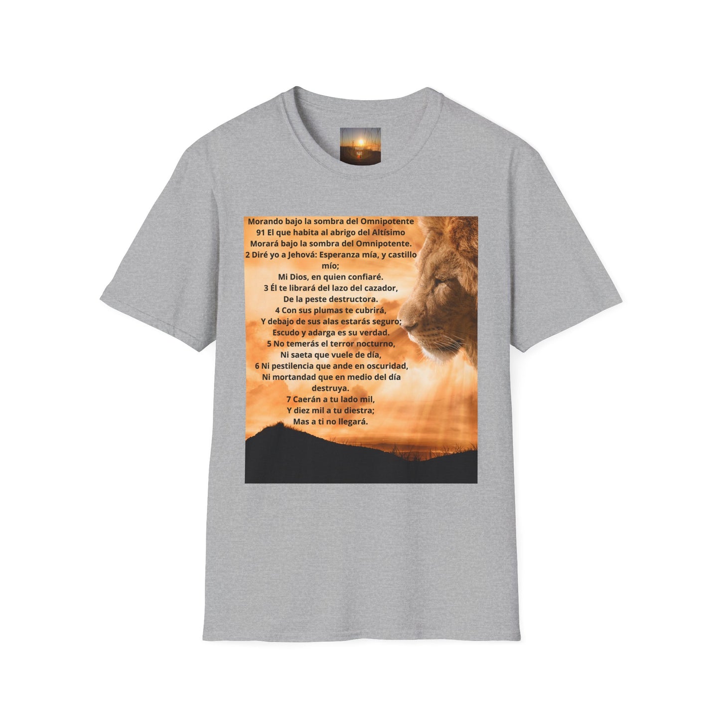 SALMO 91 Unisex Inspirational Lion T-Shirt | Vintage Style Tee, Motivational Quote Shirt, Wildlife Lover Gift, Nature Inspired Apparel, Perfect [...]