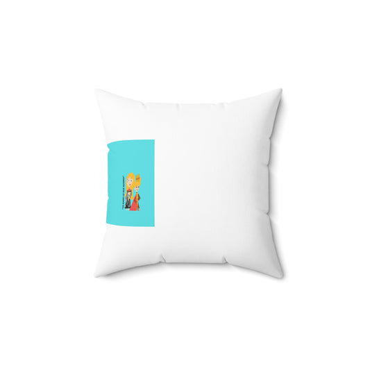 YO HAGO LO QUE QUIERO ISAAC IDYER ARTS DESINGS Spun Polyester Square Pillow