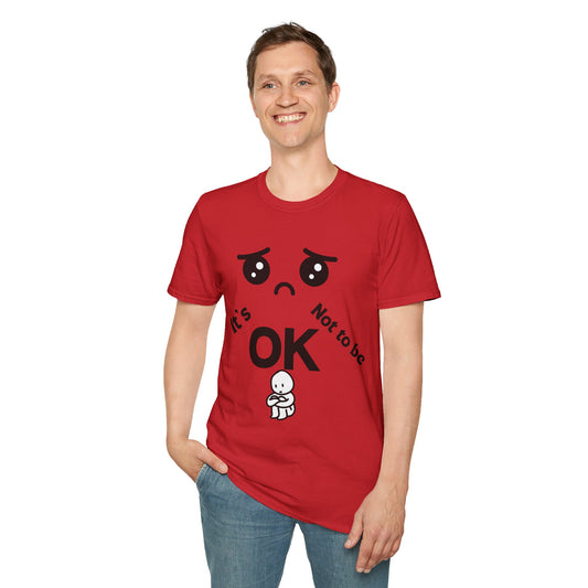 IT'S OK Emotional Support Unisex T-Shirt, Inspirational Tee, Self-Care Shirt, Mental Health Awareness, Gift for Friends, Motivational Apparel, [...]