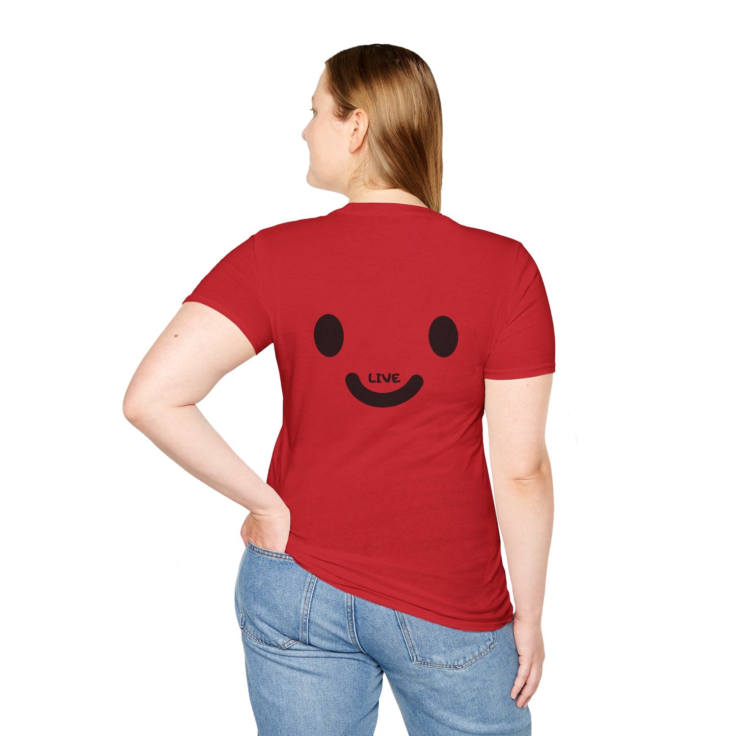 Live Smiley T-Shirt — 'Are You Still Alive?' Sunburst Positive Tee