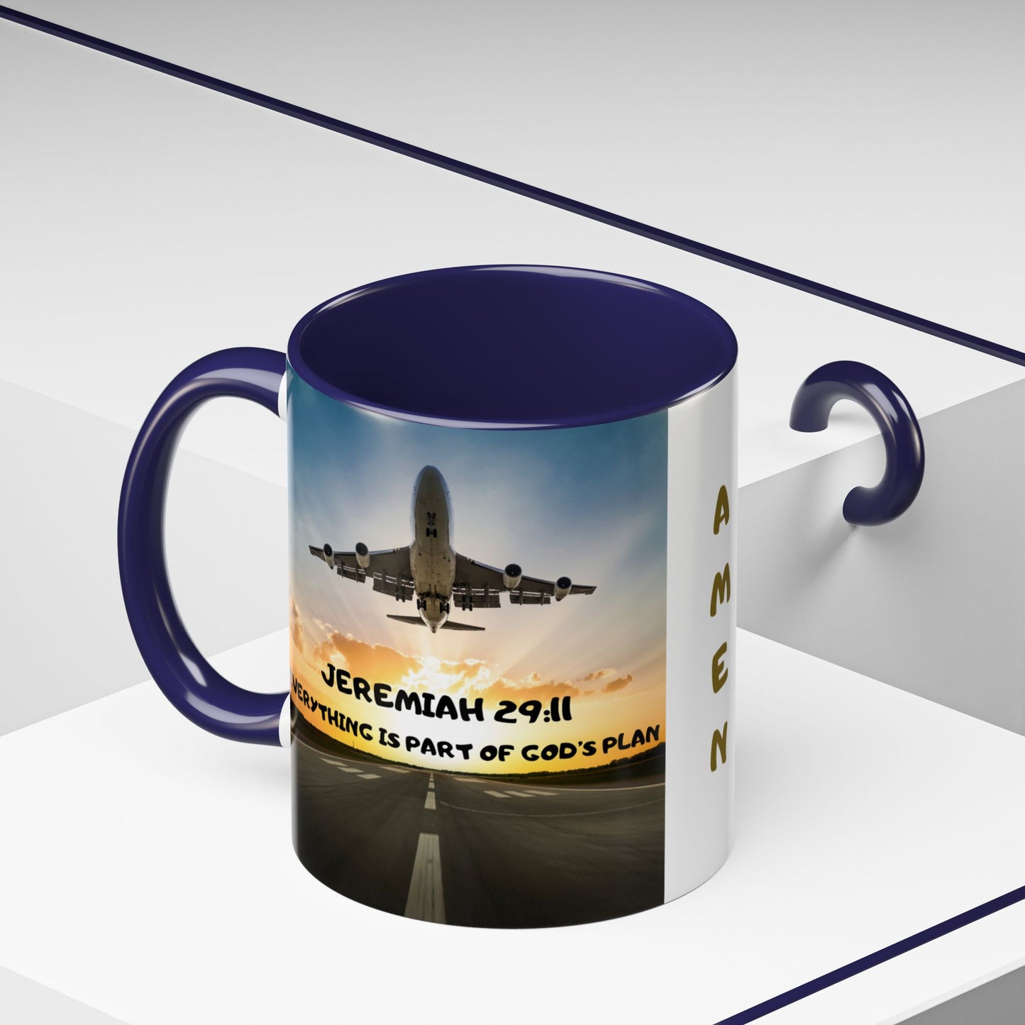Matthew 28:20 Coffee Mug – "I’m With You Always" Inspirational Christian Accent Mug