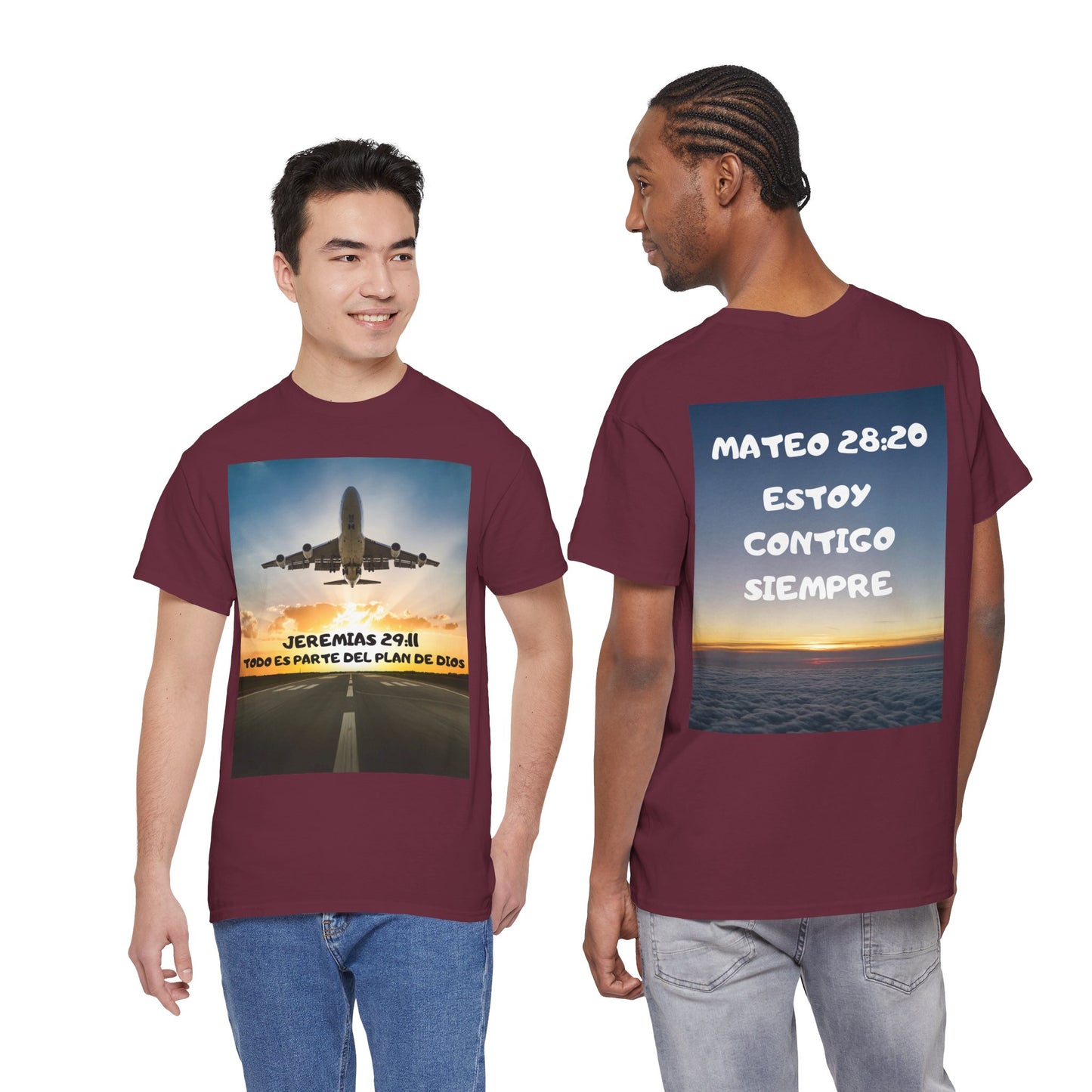 JEREMIAS 29:11 / MATEO 28:20 Religious Tee