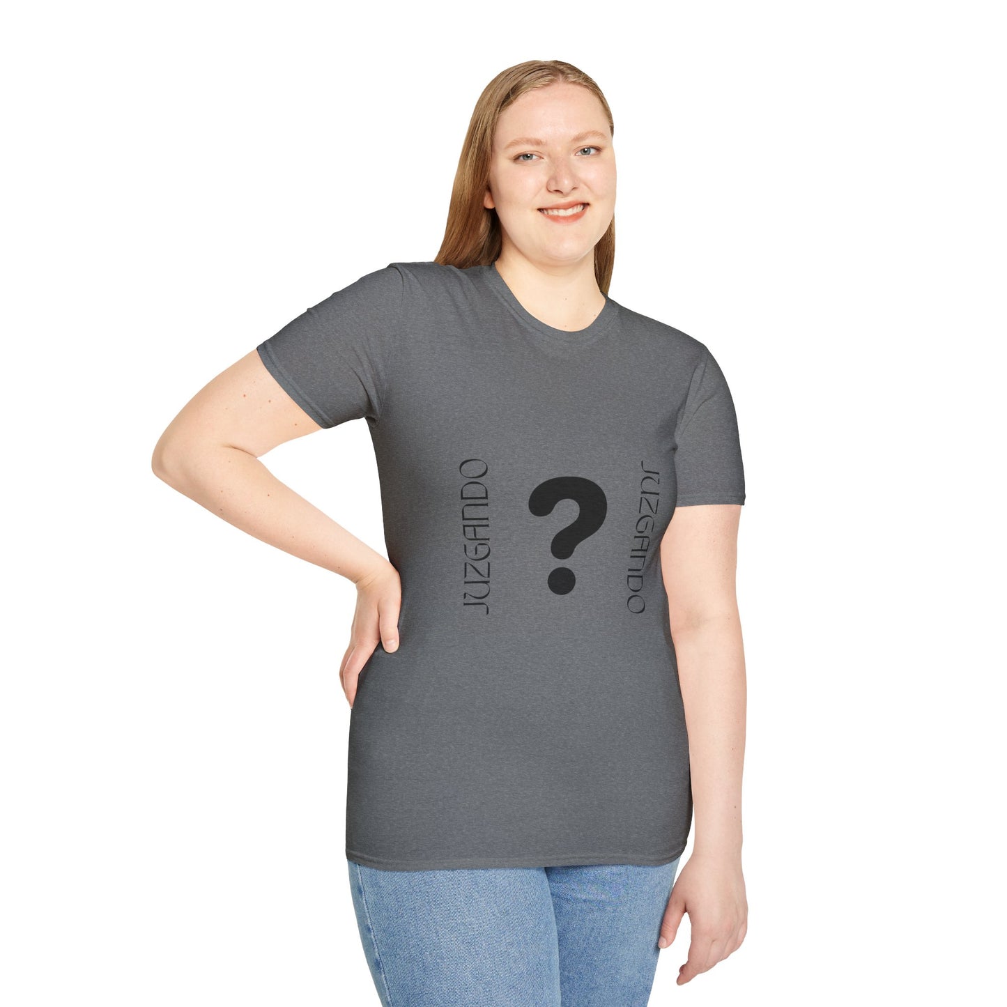 JUZGANDO Humorous Unisex Softstyle T-Shirt - Questioning Yourself Shirt, Funny Graphic Tee, Casual Wear, Gift for Friends & Family, [...]