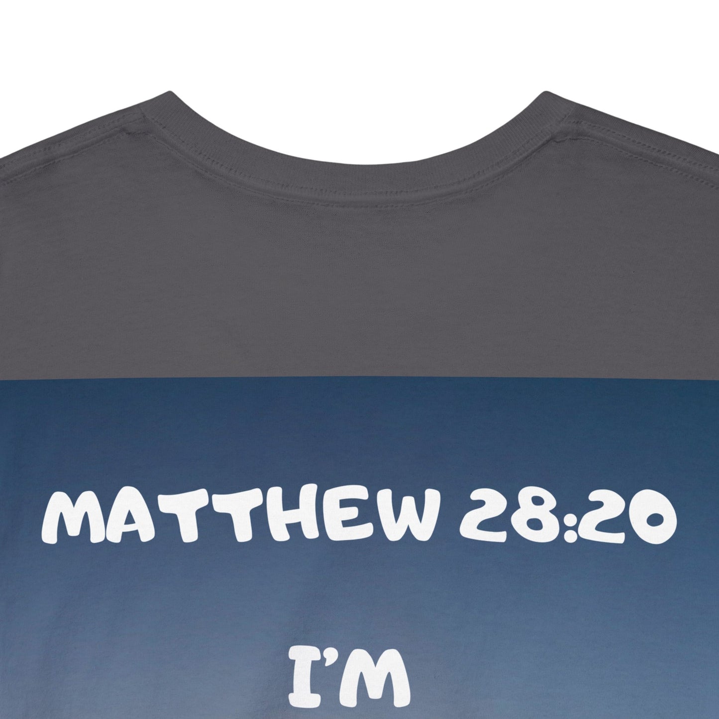 Faith Travel T‑Shirt — “Jeremiah 29:11 / Matthew 28:20” Inspirational Plane Tee
