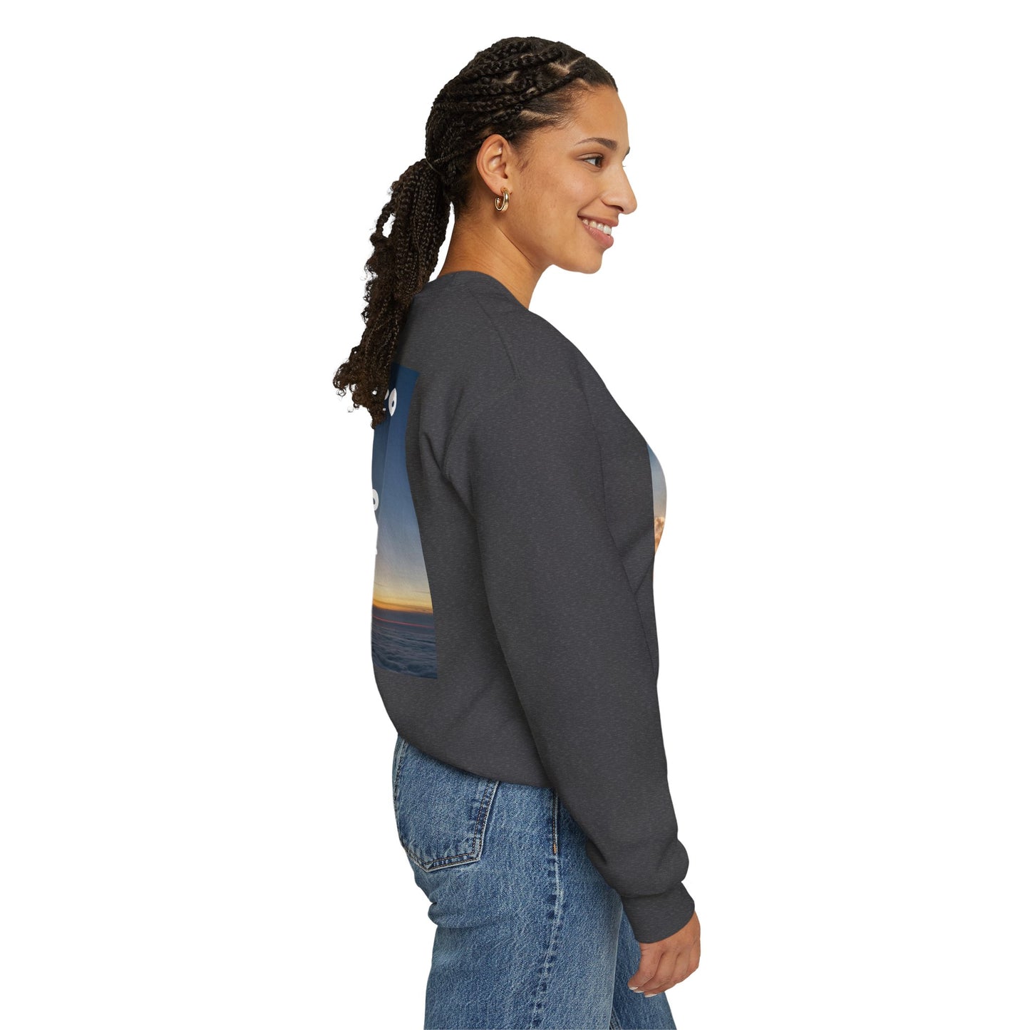 Christian Sweatshirt — Jeremías 29:11 & Mateo 28:20 Inspirational Crewneck