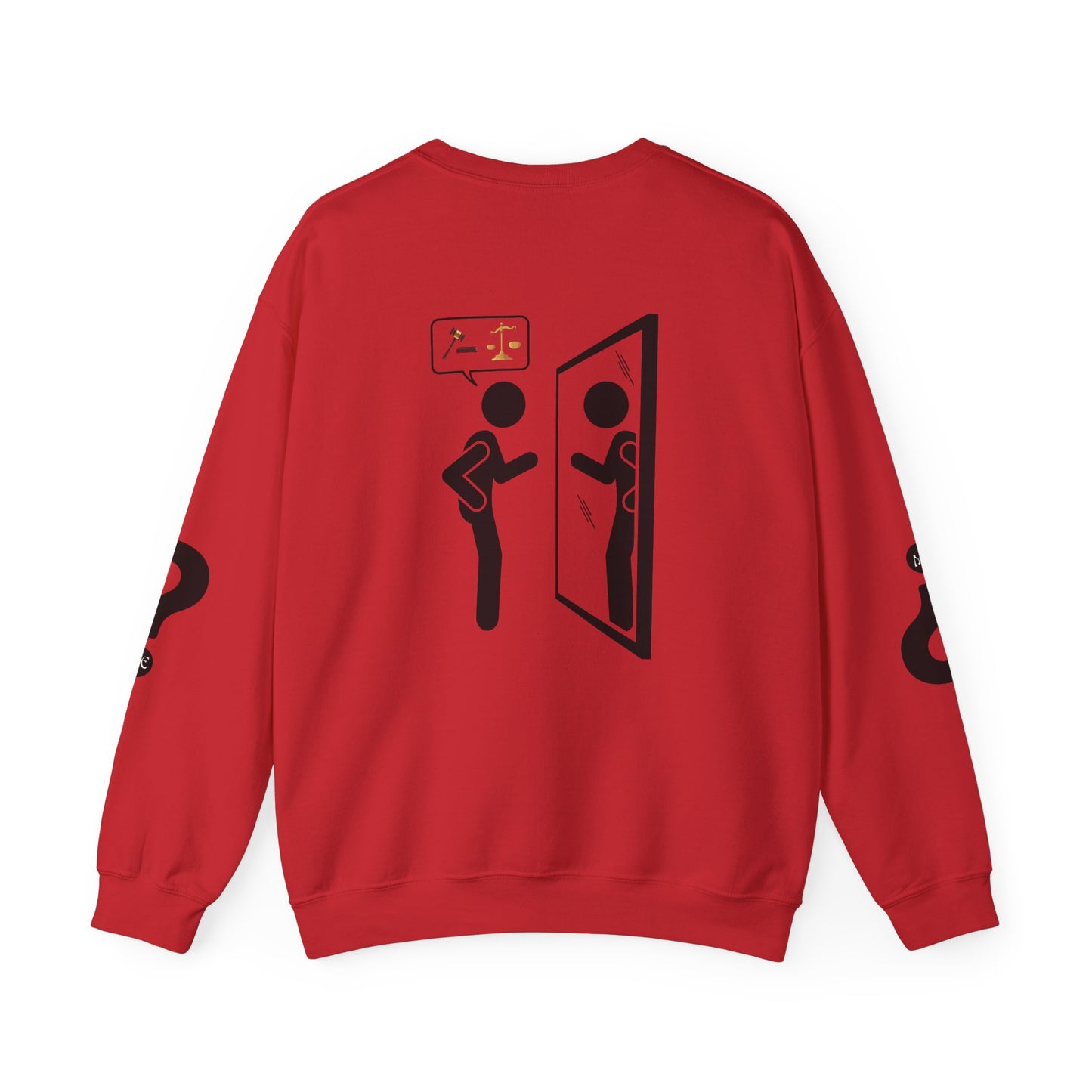 Judging Crewneck Sweatshirt, Unisex Sweater, Funny Sweatshirt, Casual Fashion, Gift for Friends, Comfort Wear