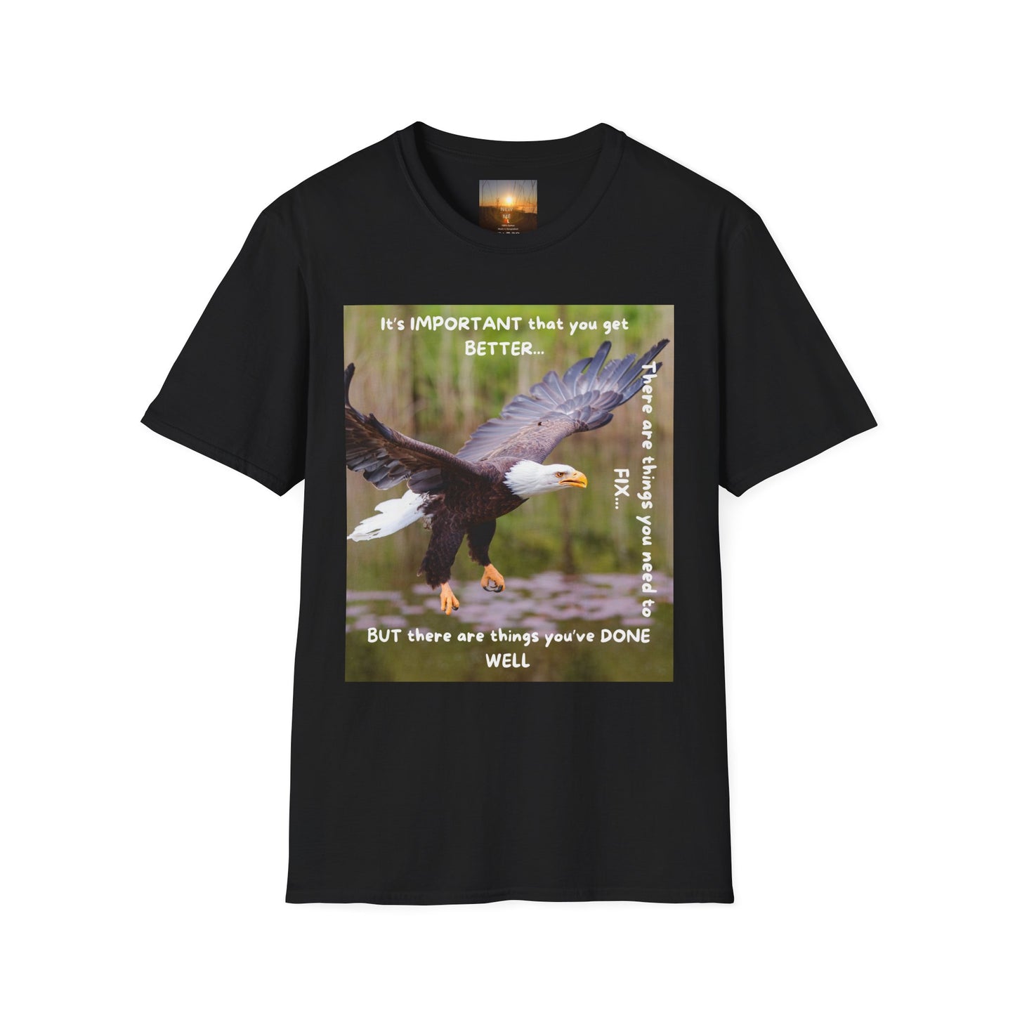 YOU CAN CHANGE/BE BETTER Motivational Eagle T-Shirt | Inspirational Gift for Nature Lovers, Positive Quote Tee, Unisex Softstyle Shirt, Eagle Graphic Tee, [...]
