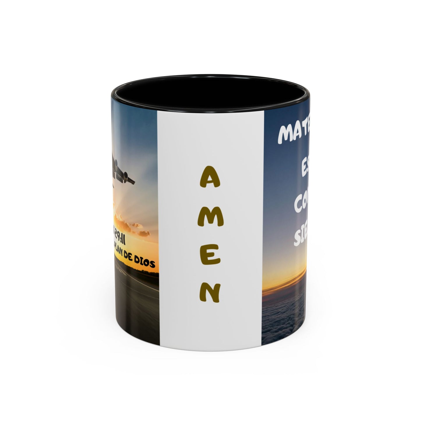 "Mateo 28:20 Estoy Contigo Siempre" Accent Mug (11/15oz)