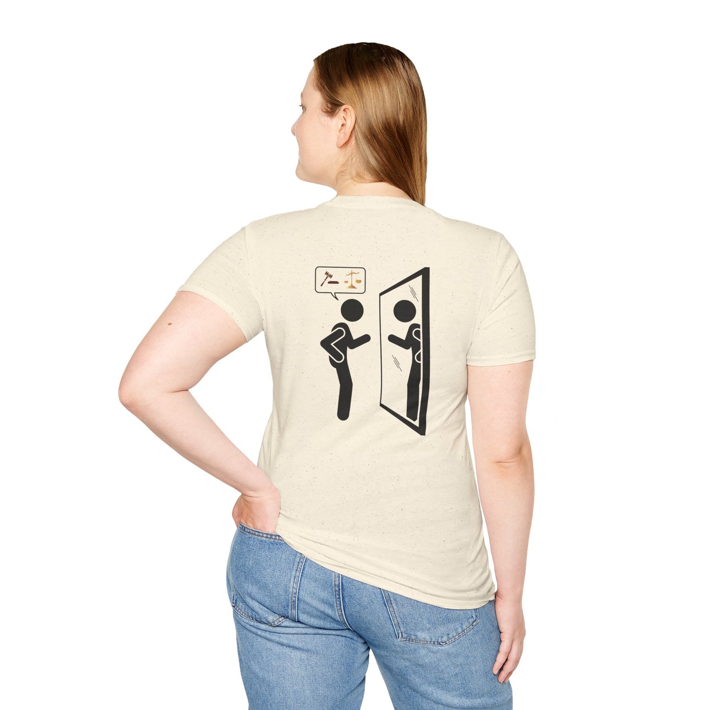 JUZGANDO Humorous Unisex Softstyle T-Shirt - Questioning Yourself Shirt, Funny Graphic Tee, Casual Wear, Gift for Friends & Family, [...]