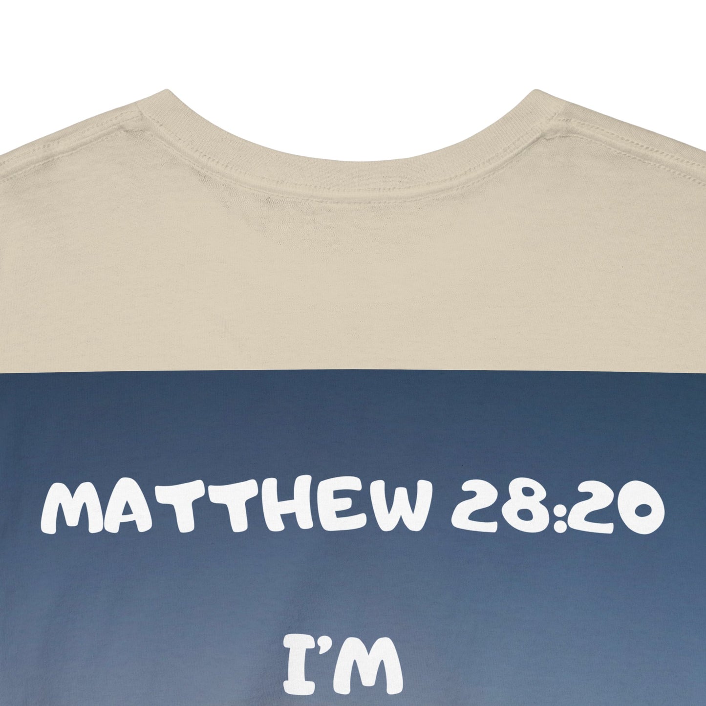 Faith Travel T‑Shirt — “Jeremiah 29:11 / Matthew 28:20” Inspirational Plane Tee