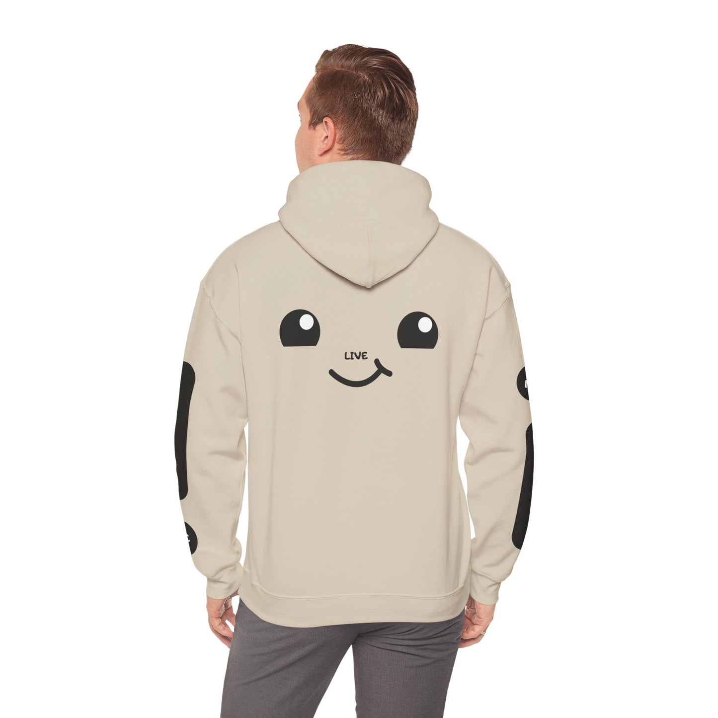 Smile Face Hoodie — "Are You Still Alive?" Sunrise Graphic Hooded Sweatshirt