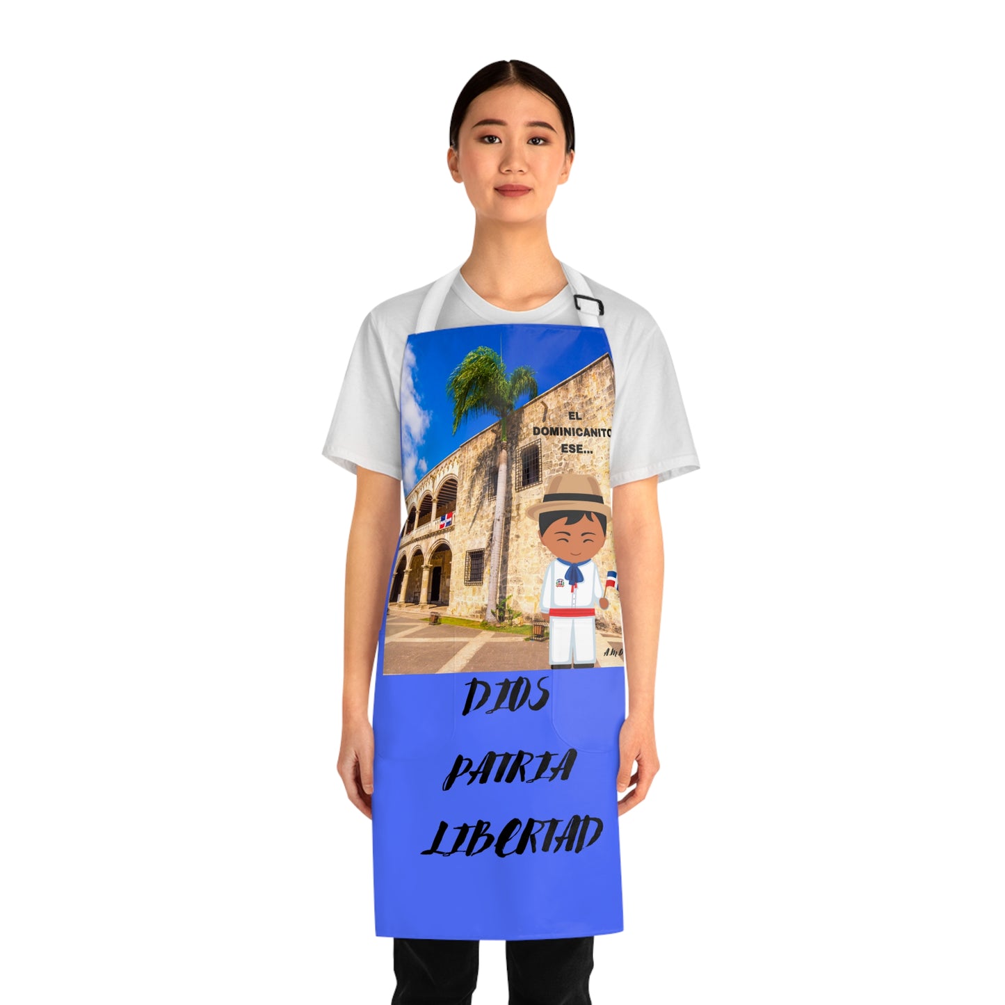 DIOS PATRIA LIBERTAD EL DOMINICANITO ESE Apron (AOP)
