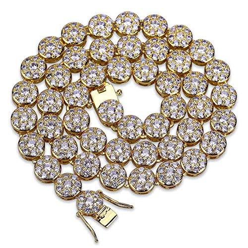 CZ FLOWER CHAIN ONE ROW IN 18''-30'' - 961622