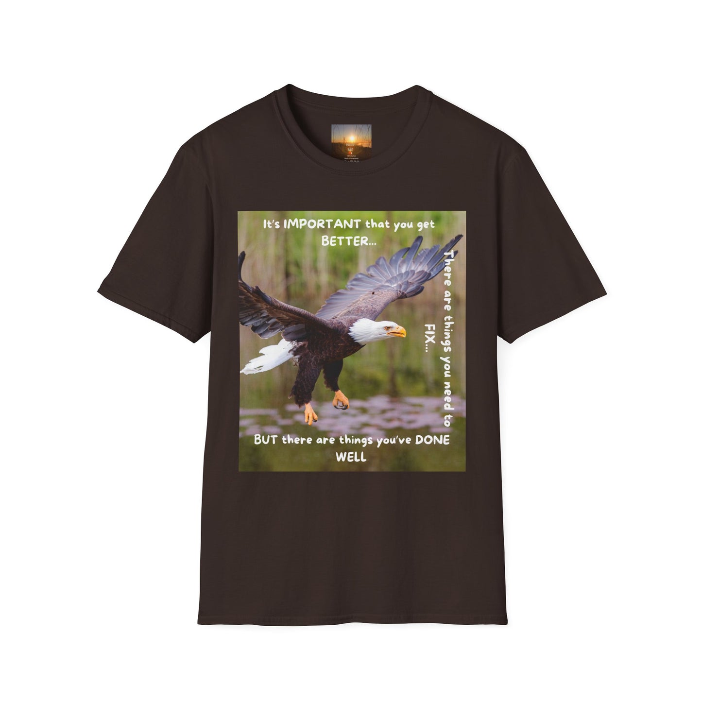 YOU CAN CHANGE/BE BETTER Motivational Eagle T-Shirt | Inspirational Gift for Nature Lovers, Positive Quote Tee, Unisex Softstyle Shirt, Eagle Graphic Tee, [...]