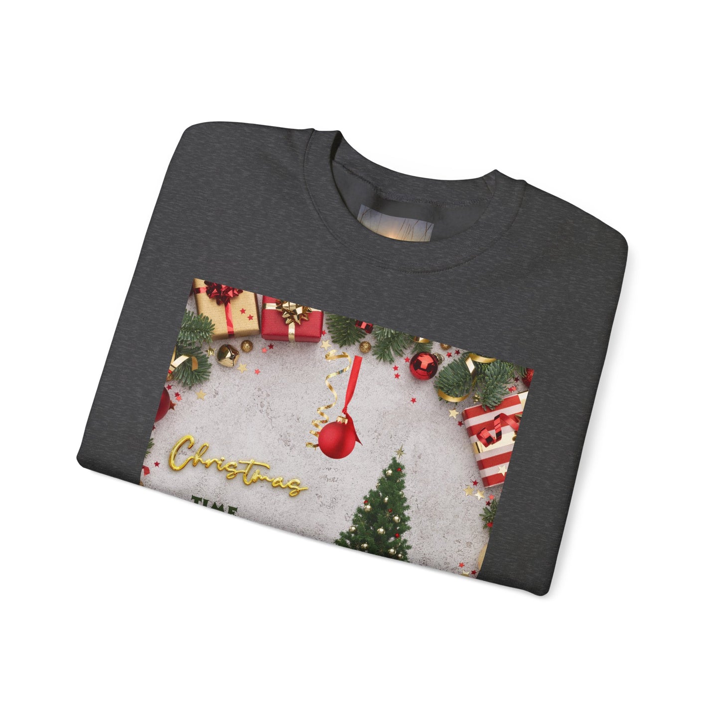 Cozy Christmas Sweatshirt - Reflect Empathy & Be A New You, Holiday Gift, Winter Fashion, Christmas Celebration, Unisex Crewneck