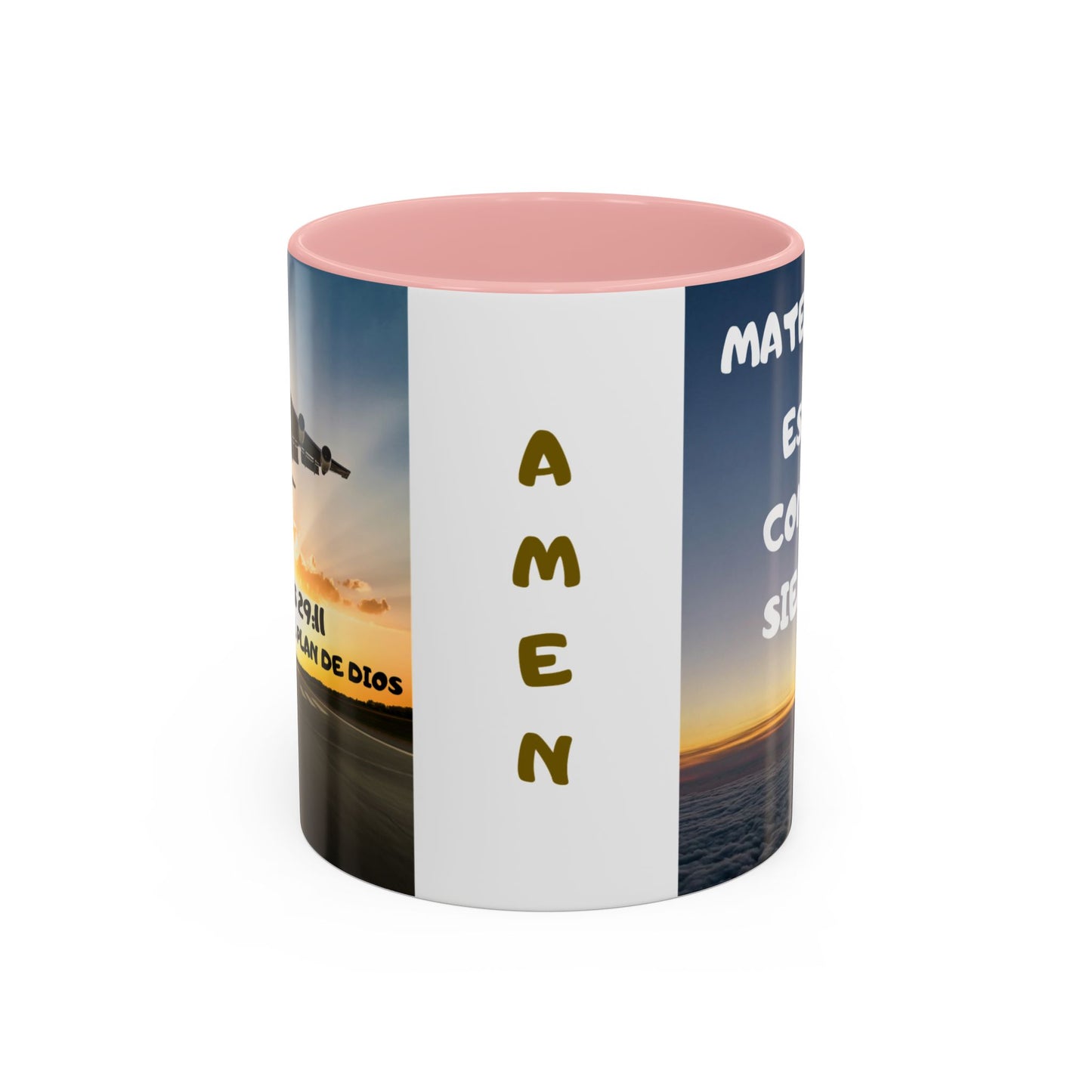 "Mateo 28:20 Estoy Contigo Siempre" Accent Mug (11/15oz)