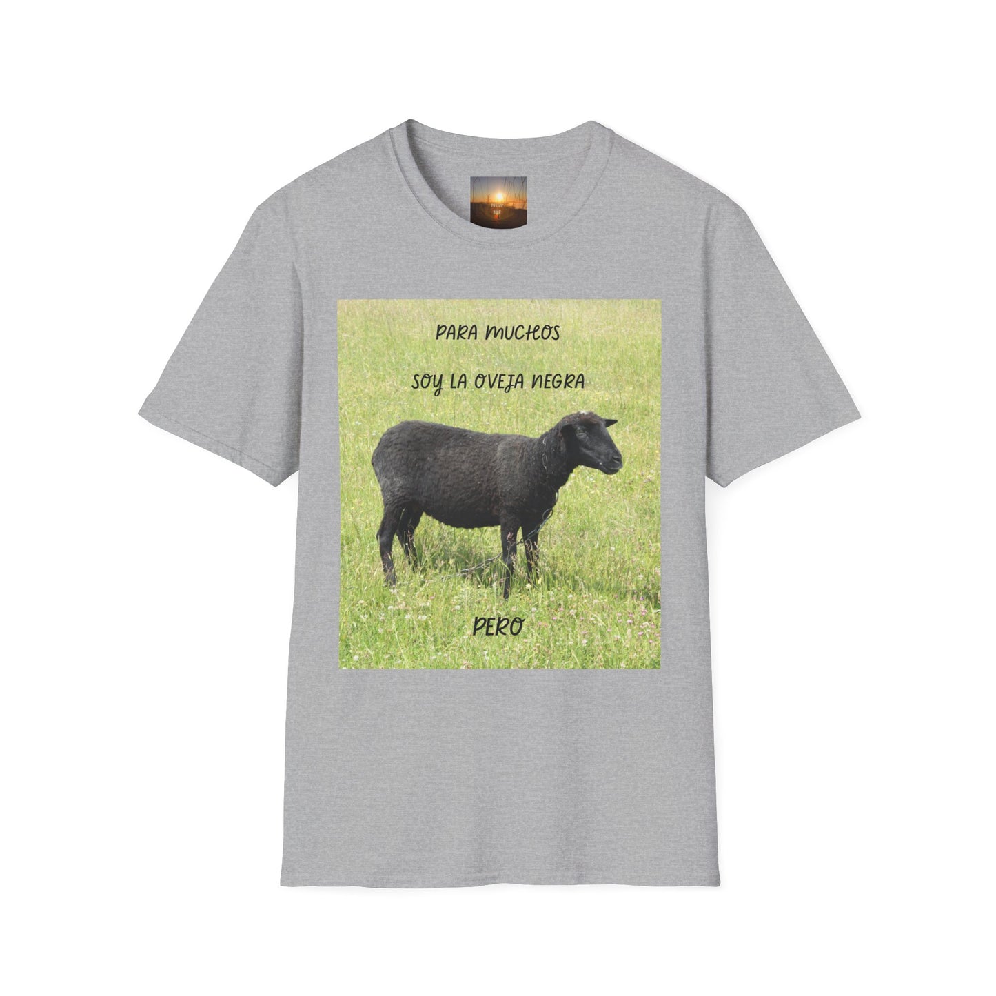 OVEJA NEGRA PERO Unisex Softstyle T-Shirt with Sheep Designs - Cute Farm Animal Tee, Funny Gift for Animal Lovers, Pastoral Vibe, Eco-Friendly Fashion, [...]