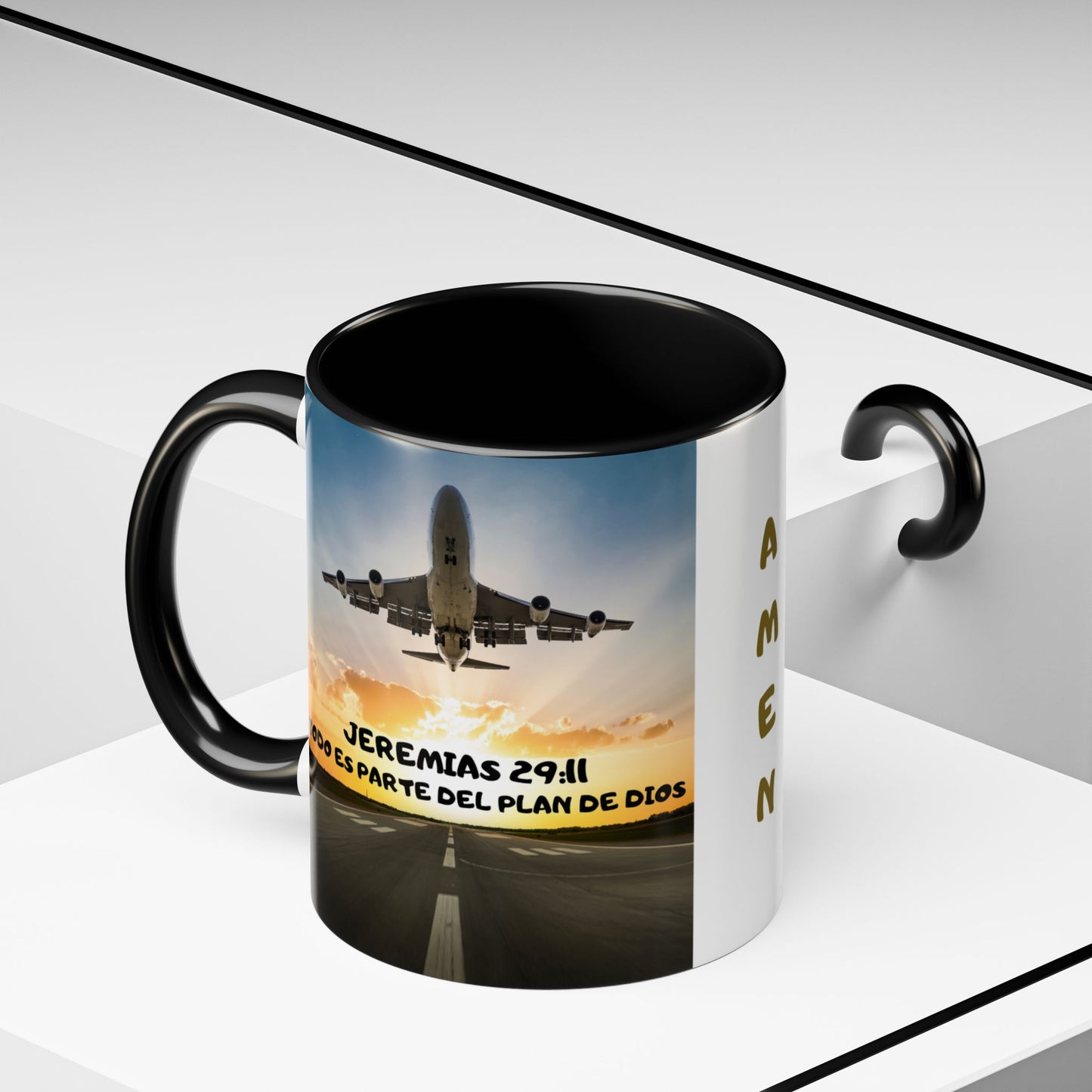 "Mateo 28:20 Estoy Contigo Siempre" Accent Mug (11/15oz)