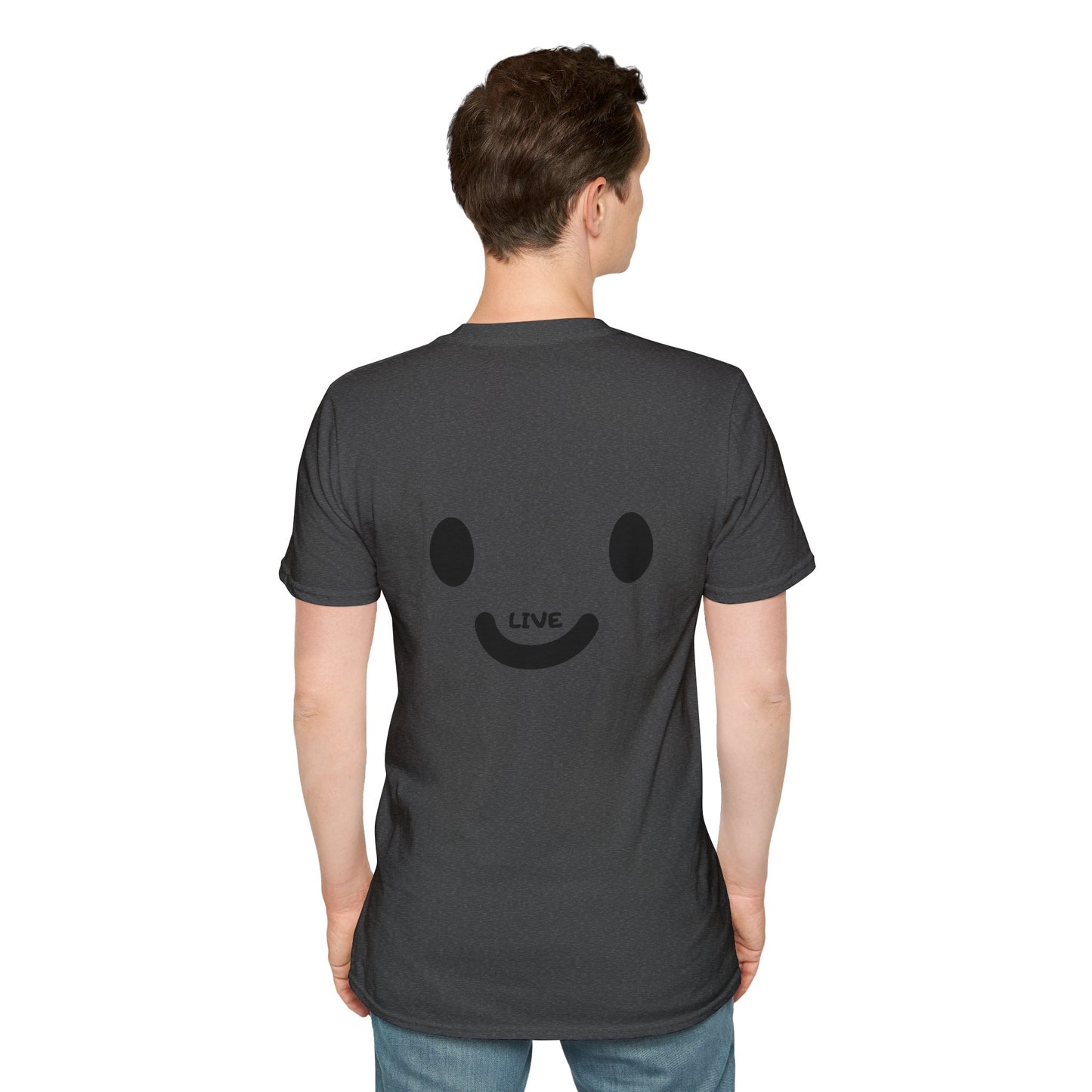 Live Smiley T-Shirt — 'Are You Still Alive?' Sunburst Positive Tee
