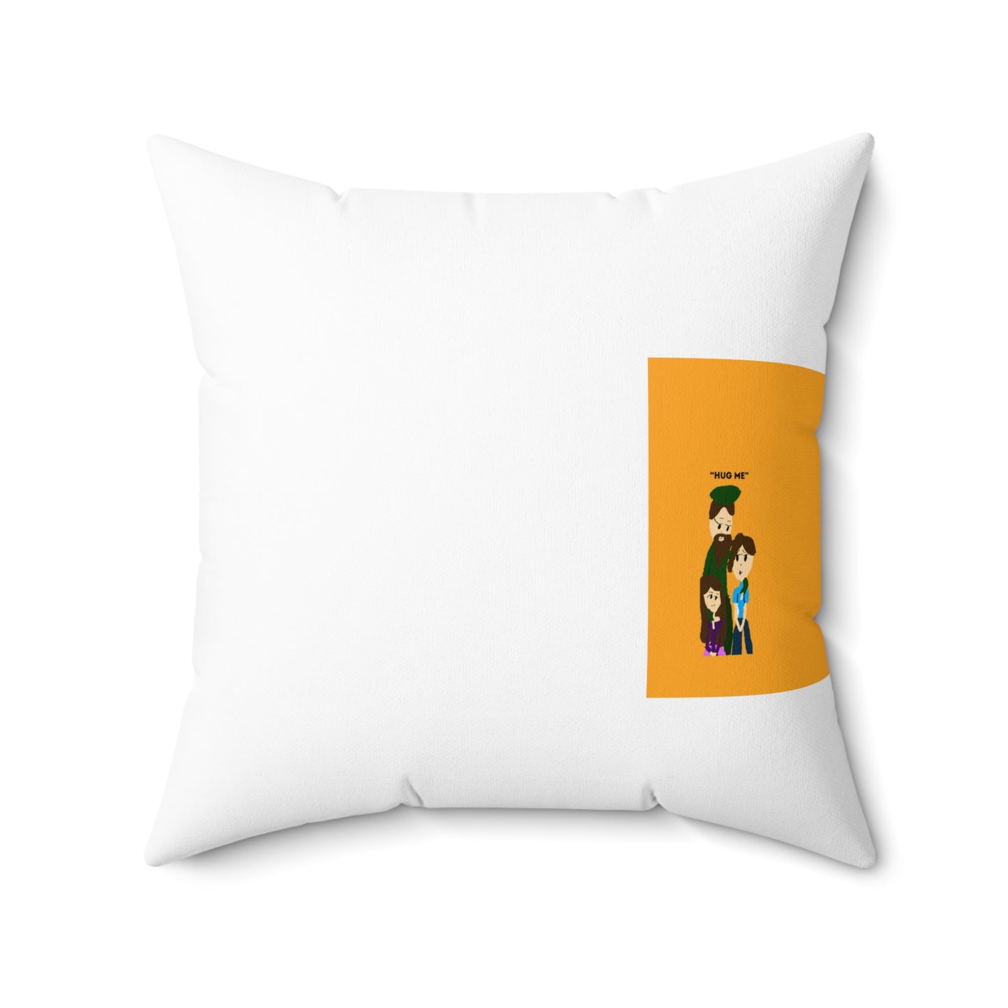 HUG ME ISAAC IDYER ARTS DESINGS Spun Polyester Square Pillow