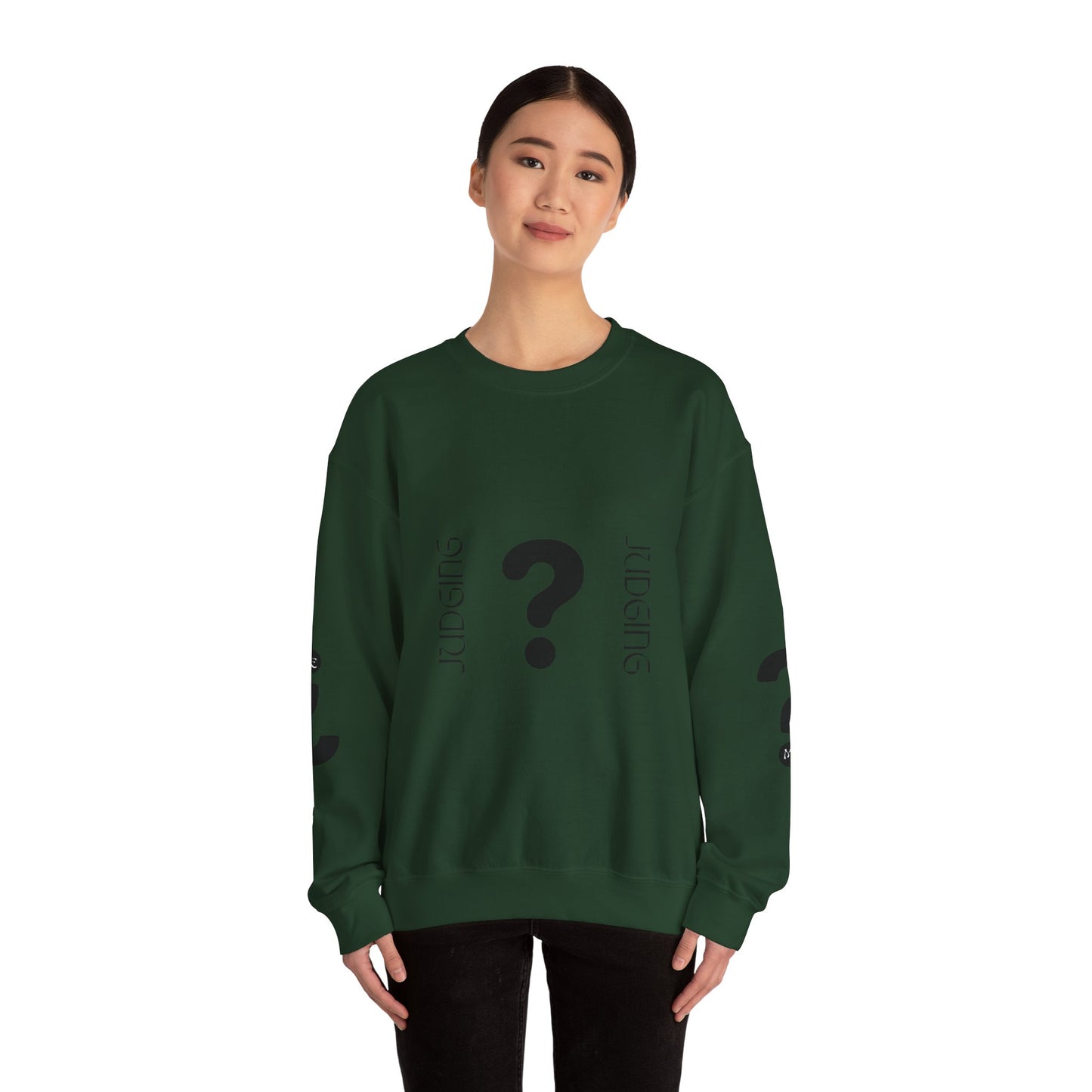 Judging Crewneck Sweatshirt, Unisex Sweater, Funny Sweatshirt, Casual Fashion, Gift for Friends, Comfort Wear