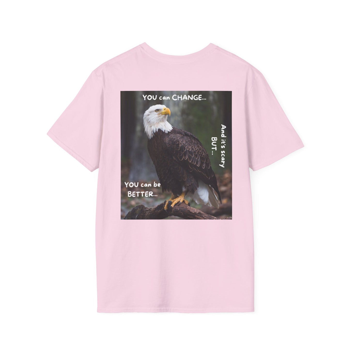 YOU CAN CHANGE/BE BETTER Motivational Eagle T-Shirt | Inspirational Gift for Nature Lovers, Positive Quote Tee, Unisex Softstyle Shirt, Eagle Graphic Tee, [...]
