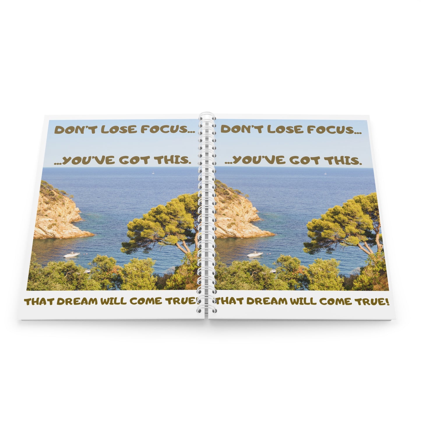 DON'T LOOSE FOCUS Spiral Notebook