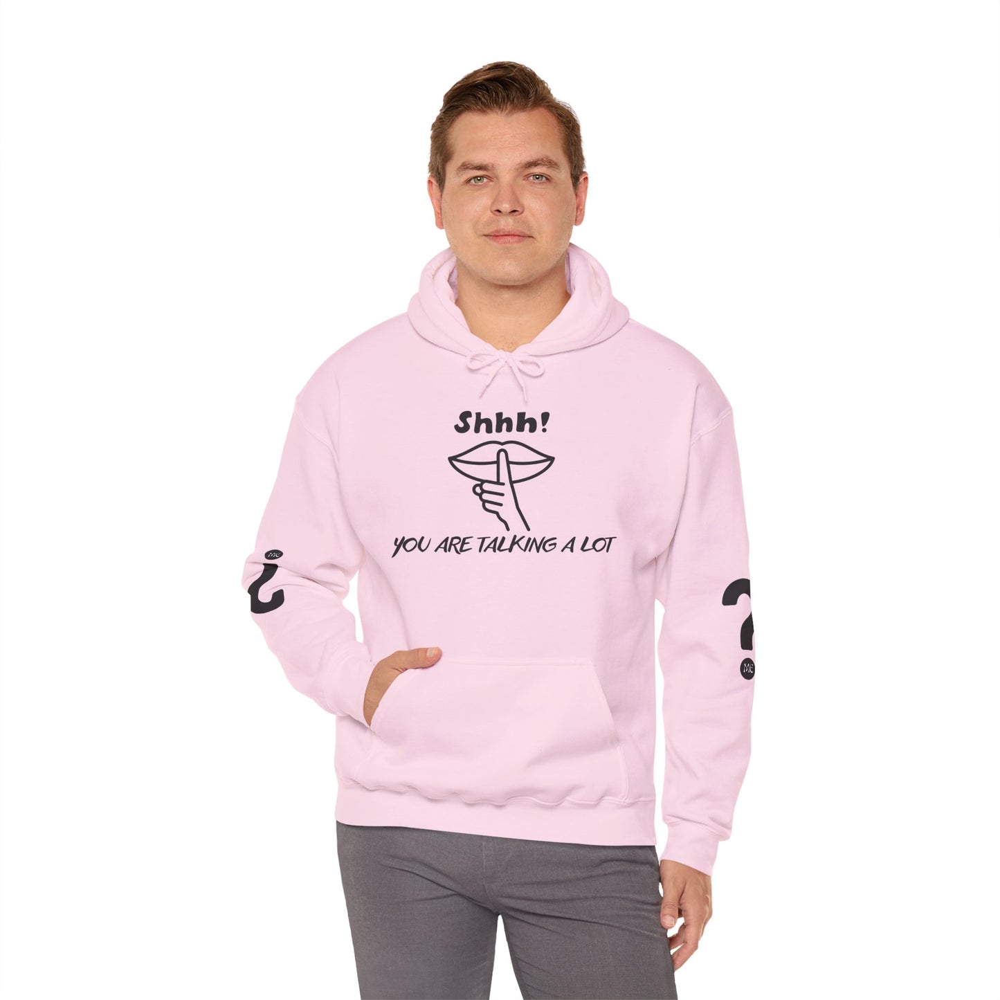 Shhh! Funny Unisex Hooded Sweatshirt, Cozy Hoodie for Introverts, Ideal Gift for Friends and Family, Perfect for Casual Wear, [...]