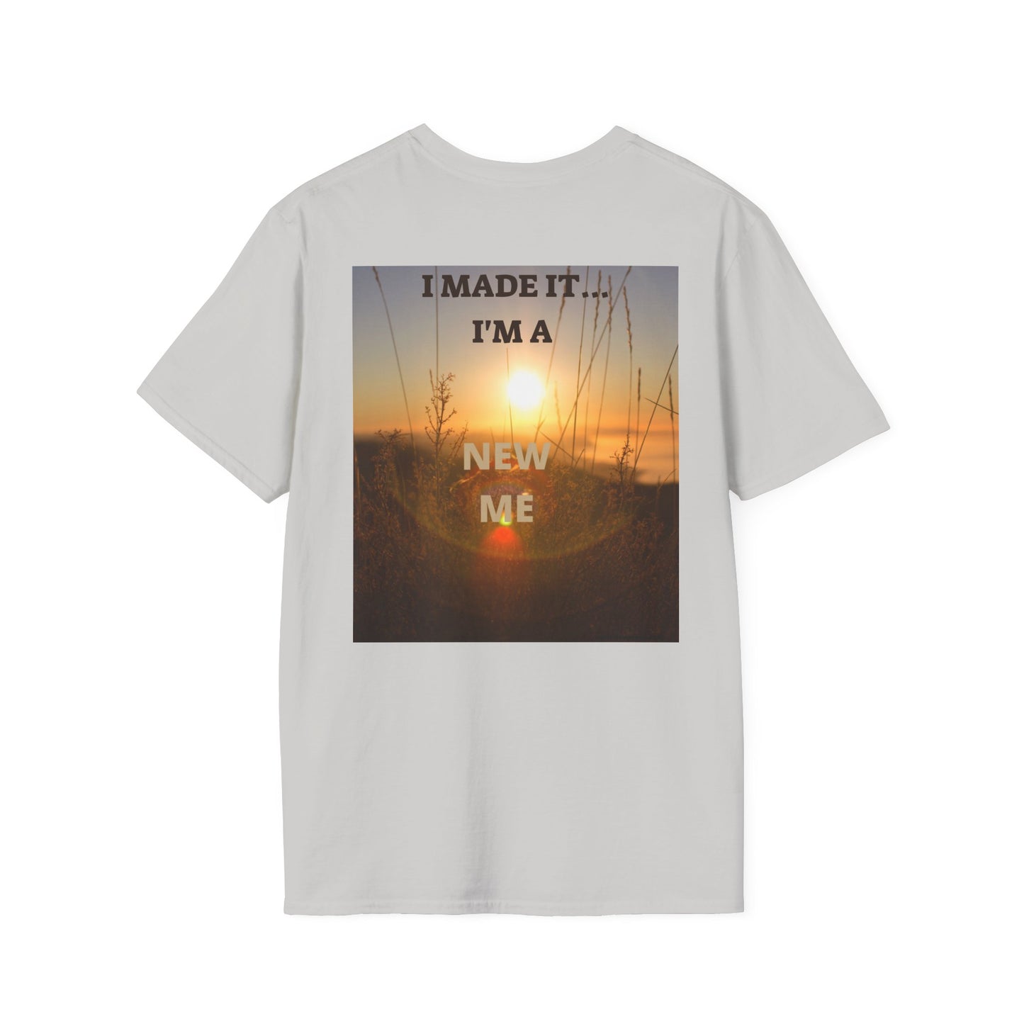 I MADE IT Inspirational Quote T-Shirt for Personal Growth, Motivational Tee, Beach Vibes Shirt, Gift for Friends, Unisex Softstyle Tee