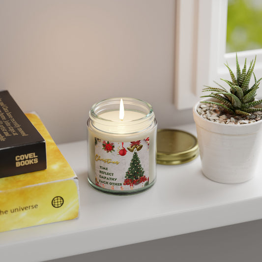 Christmas Scented Candle - Time, Reflect, Empathy, Each Other, Holiday Gift, Home Decor, Aromatherapy