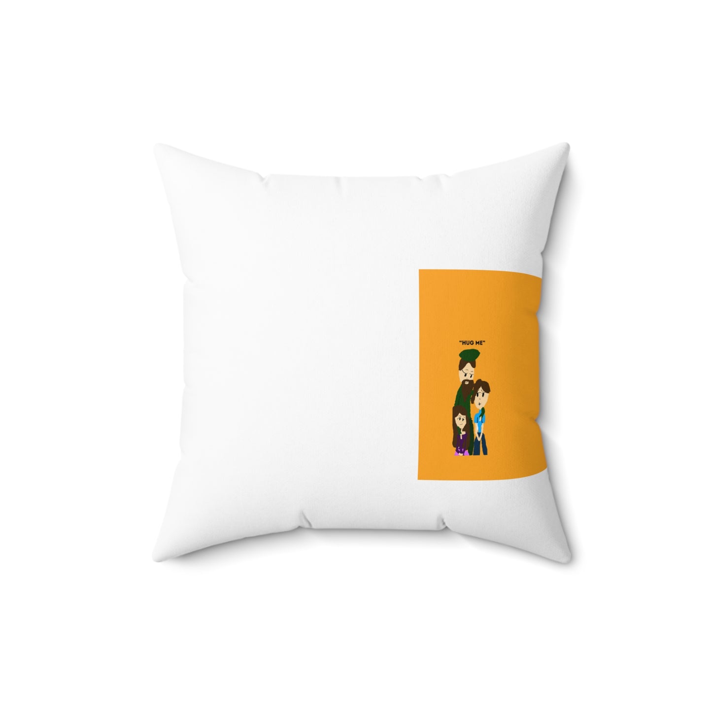 HUG ME ISAAC IDYER ARTS DESINGS Spun Polyester Square Pillow