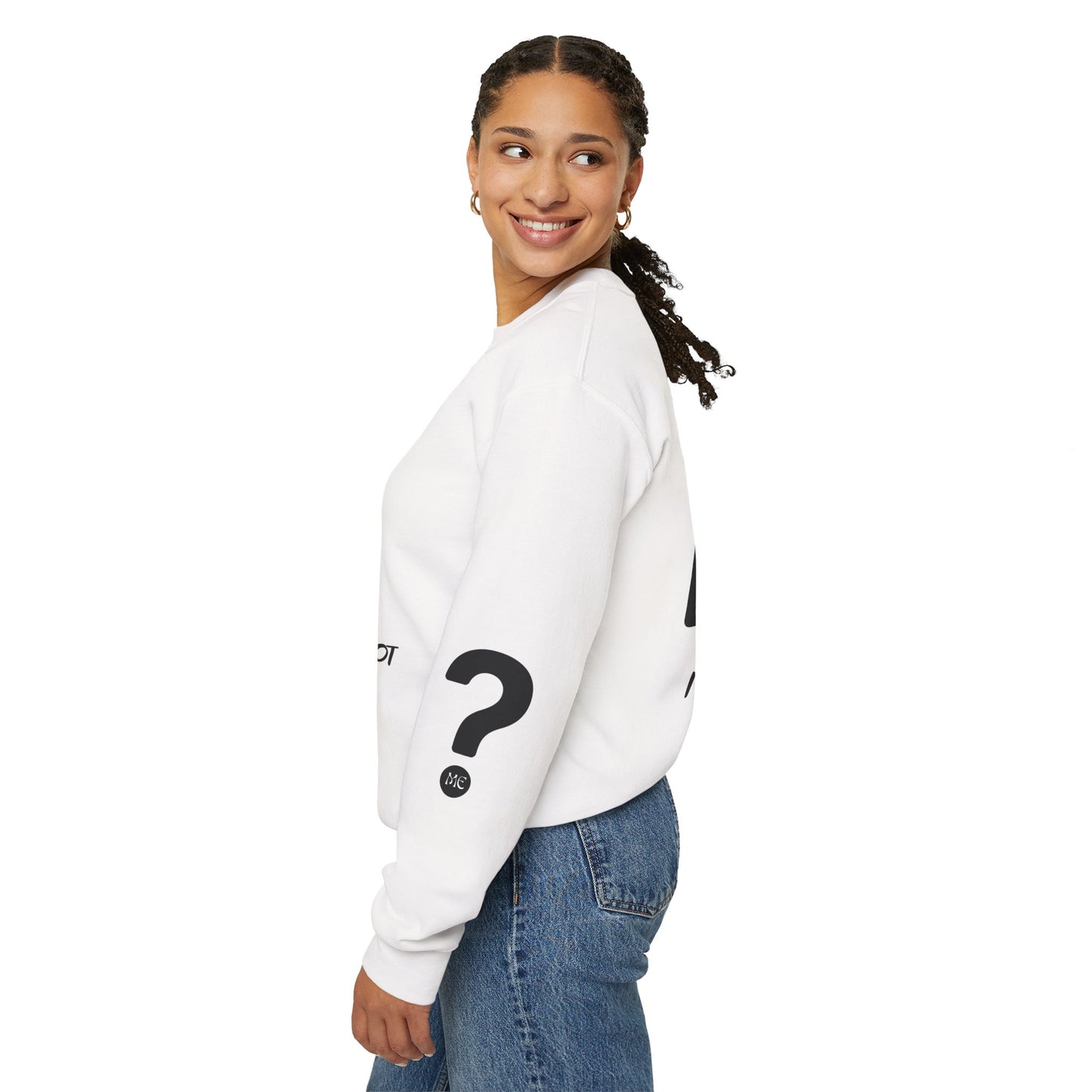 SHHH! SILENCE Unisex Humor Crewneck Sweatshirt: Funny Silence Design, Perfect for Gifting, Casual Wear, Birthday, Holidays, Conversation Starter