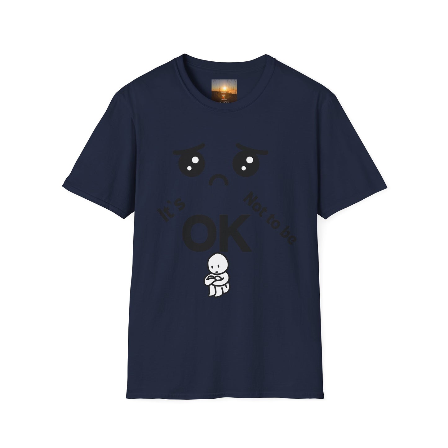 IT'S OK Emotional Support Unisex T-Shirt, Inspirational Tee, Self-Care Shirt, Mental Health Awareness, Gift for Friends, Motivational Apparel, [...]