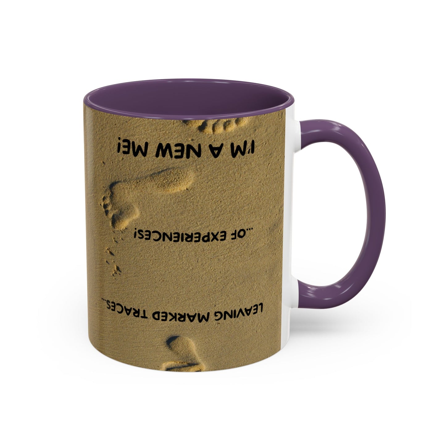 LEAVING EXPERIENCES Inspirational Accent Coffee Mug - Perfect Gift for New Beginnings, Motivation, Self-Discovery, Café Lover, Ceramic Cup