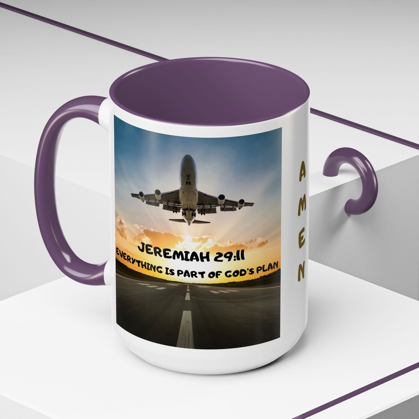 Matthew 28:20 Coffee Mug – "I’m With You Always" Inspirational Christian Accent Mug