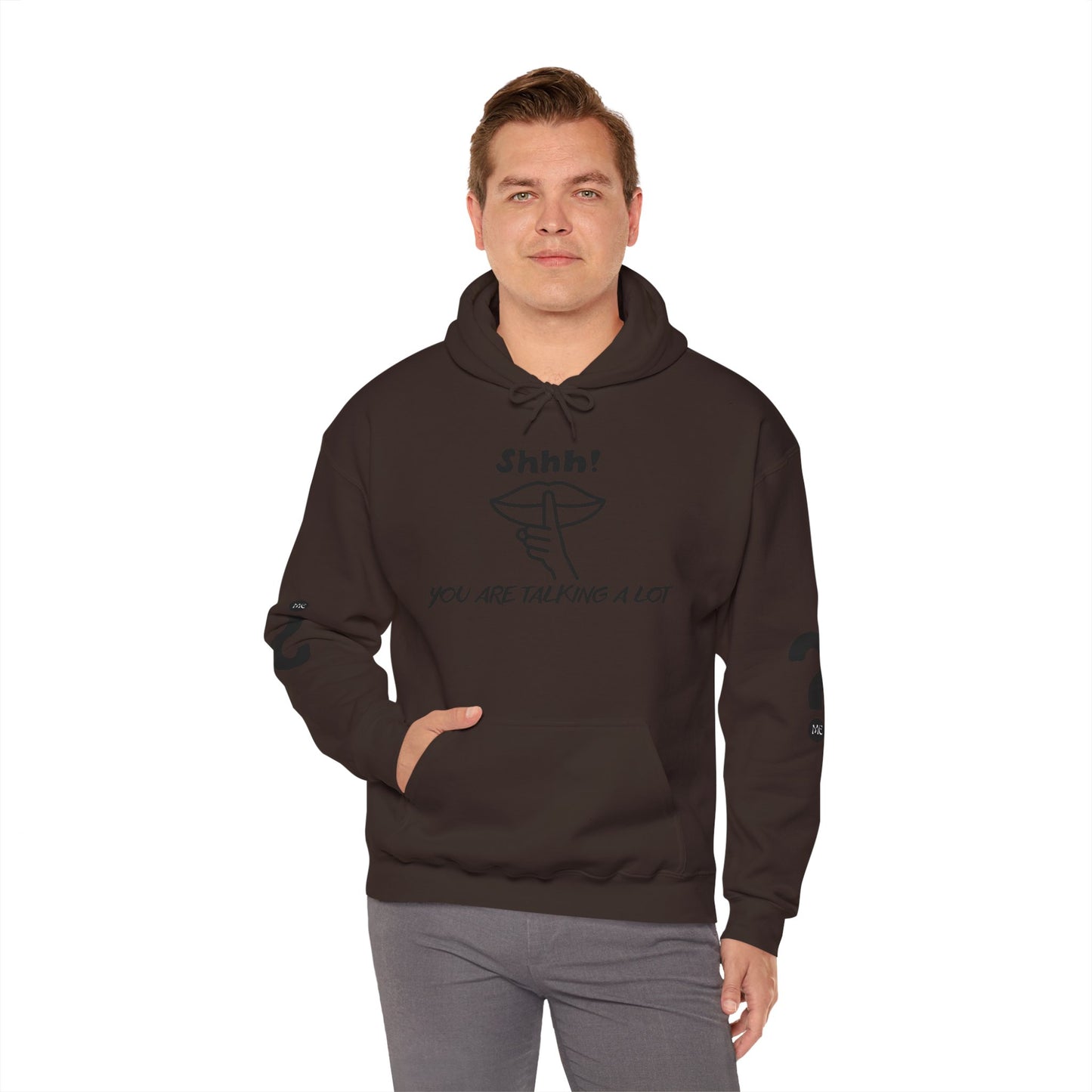Shhh! Funny Unisex Hooded Sweatshirt, Cozy Hoodie for Introverts, Ideal Gift for Friends and Family, Perfect for Casual Wear, [...]