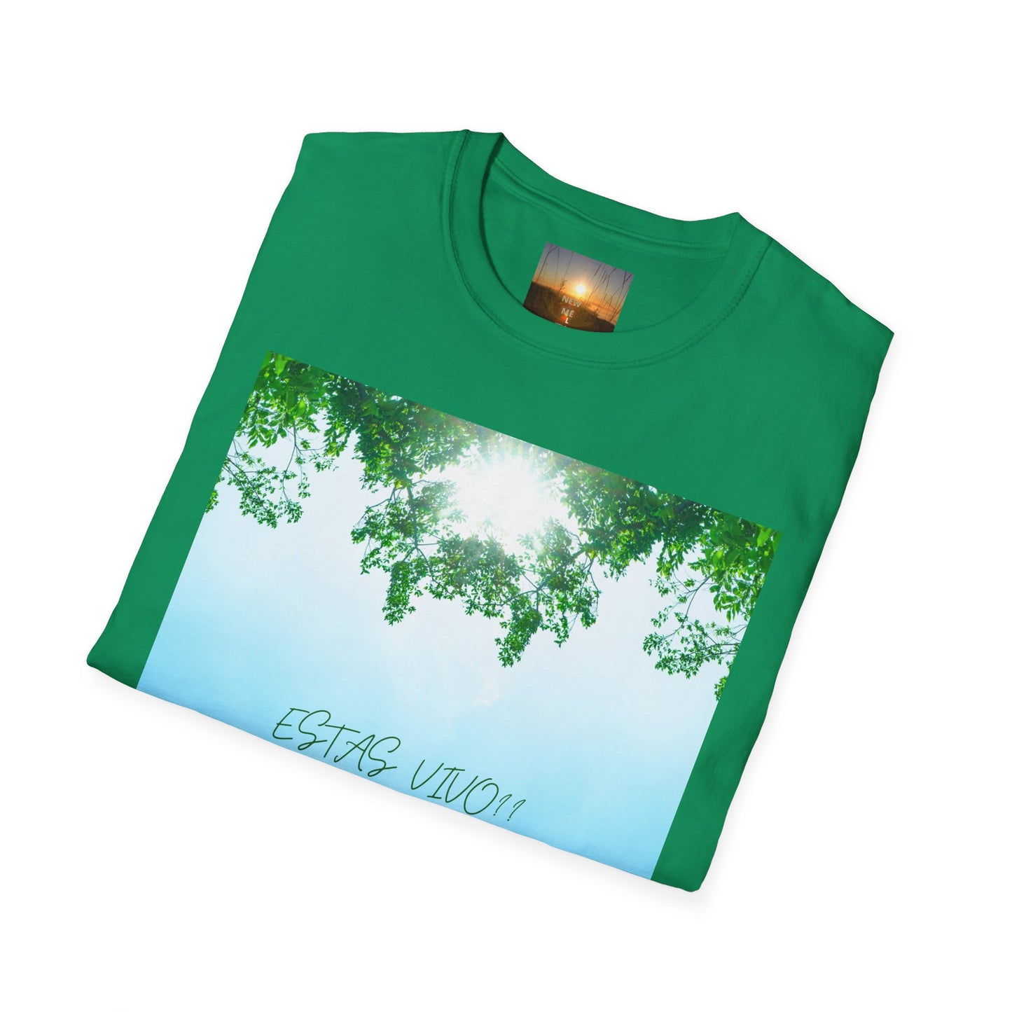ESTAS VIVO? Serene Nature T-Shirt, Yoga Wear, Mindfulness Tee, Inspirational Shirt, Relaxation Gift, Unisex Summer Top