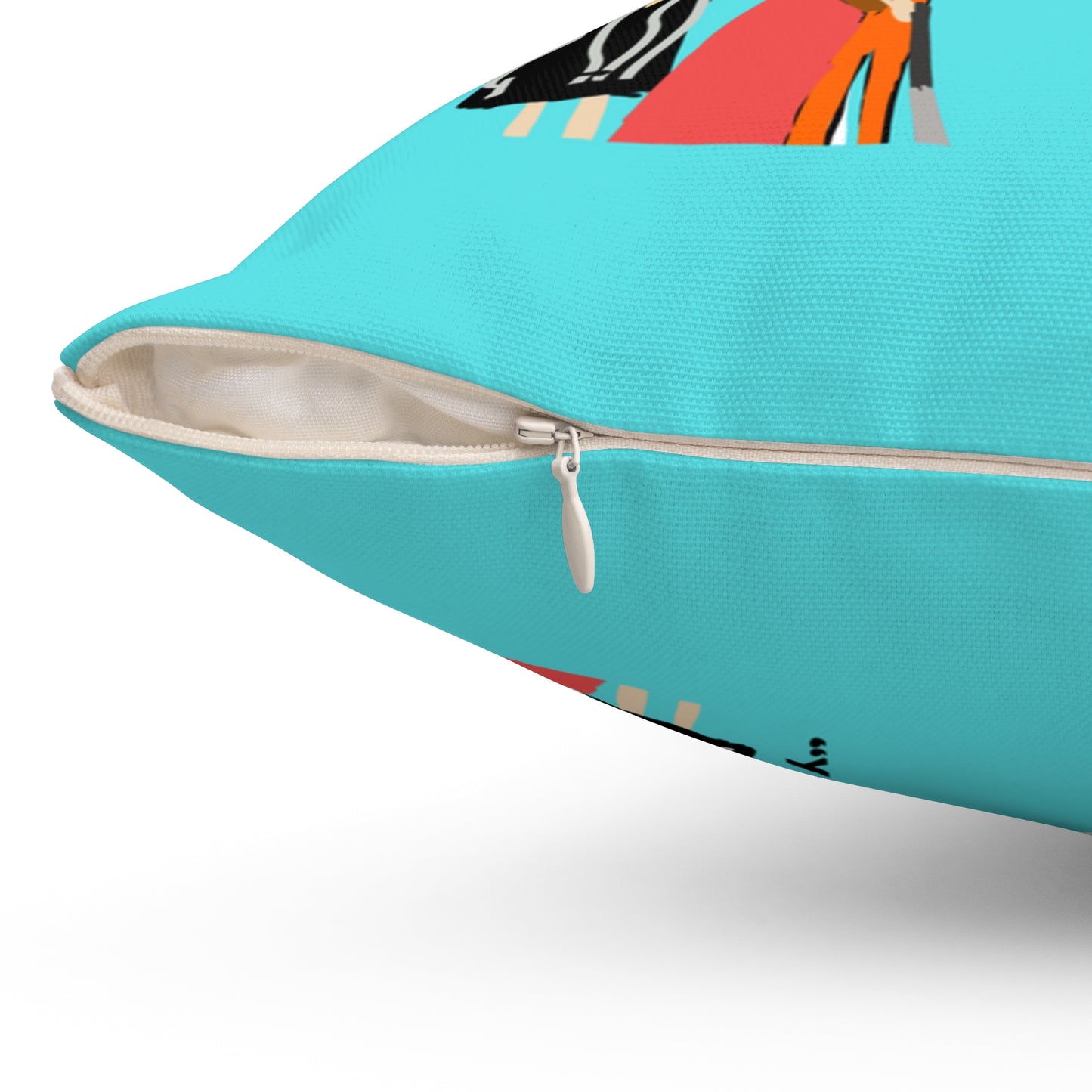 YO HAGO LO QUE QUIERO ISAAC IDYER ARTS DESINGS Spun Polyester Square Pillow