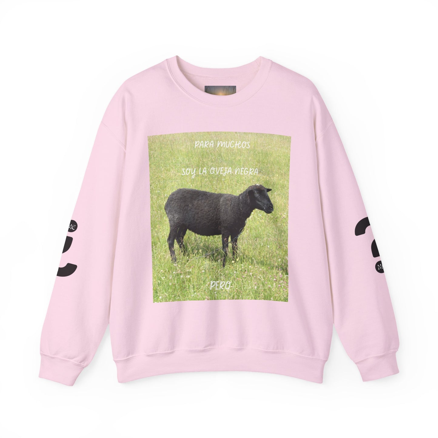 OVEJA NEGRA Crewneck Sweatshirt, Perfect Gift for Animal Lovers, Farmhouse Style, Pastoral Vibe, Ideal for Holidays