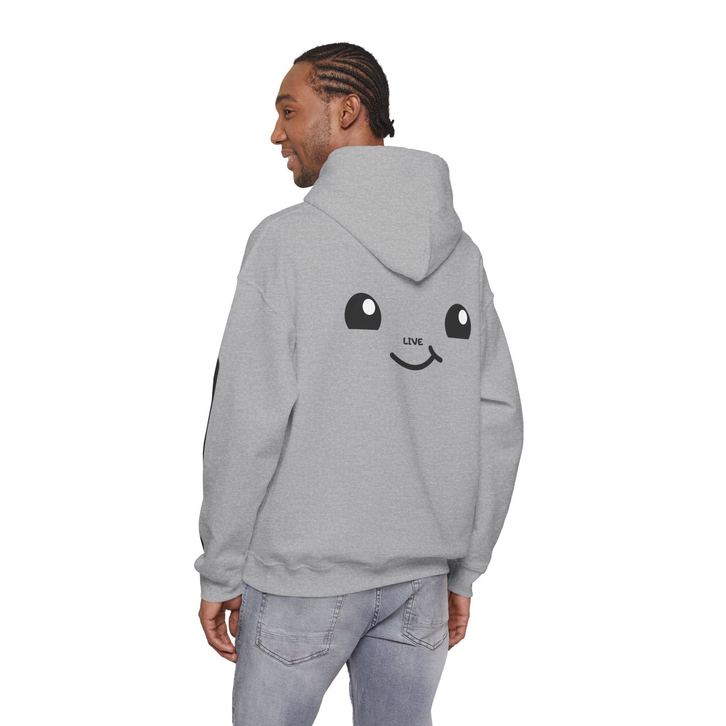 Smile Face Hoodie — "Are You Still Alive?" Sunrise Graphic Hooded Sweatshirt