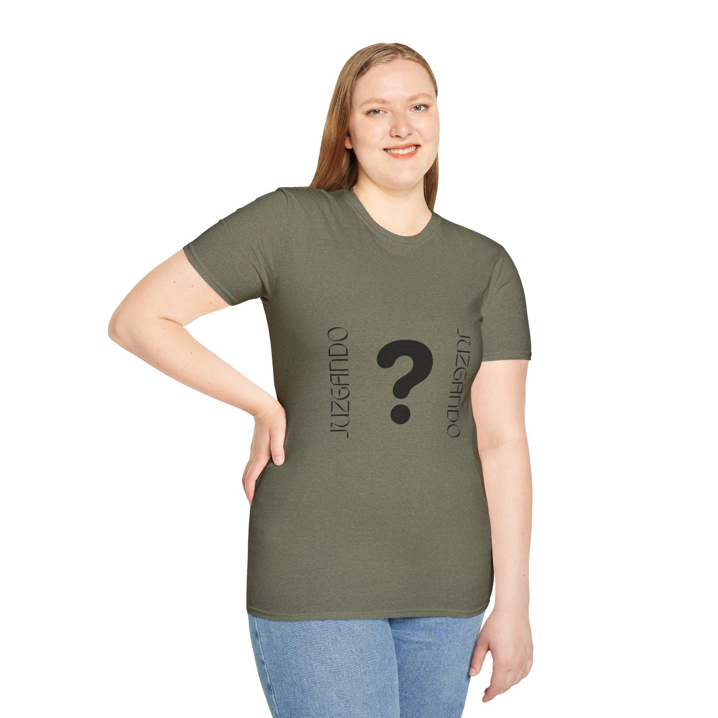 JUZGANDO Humorous Unisex Softstyle T-Shirt - Questioning Yourself Shirt, Funny Graphic Tee, Casual Wear, Gift for Friends & Family, [...]